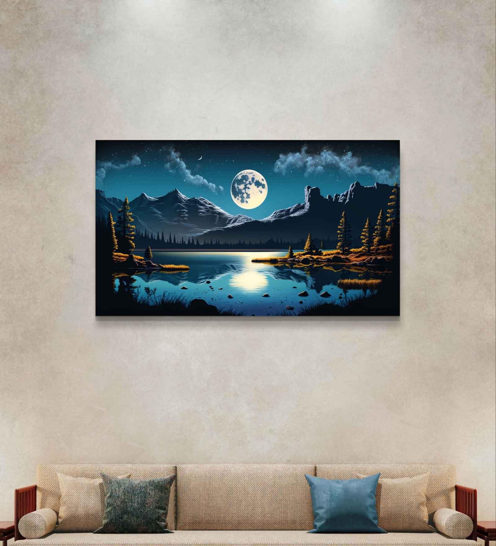 Multicolor  Blue Mountains Gallery  Portrait Painting