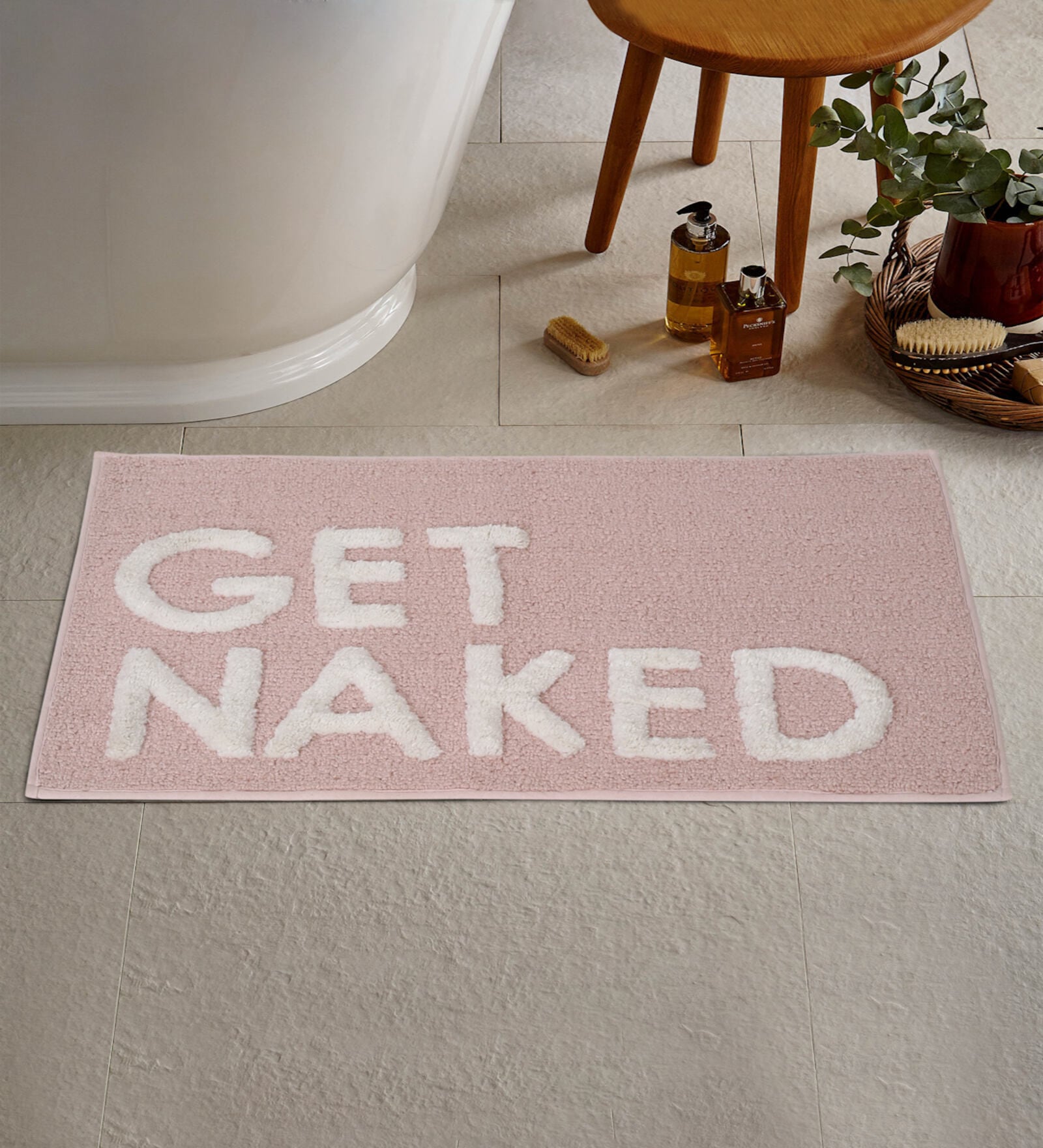 Multicolor Abstract Cotton Blend 30x20 Inches Multipurpose Bath Mat