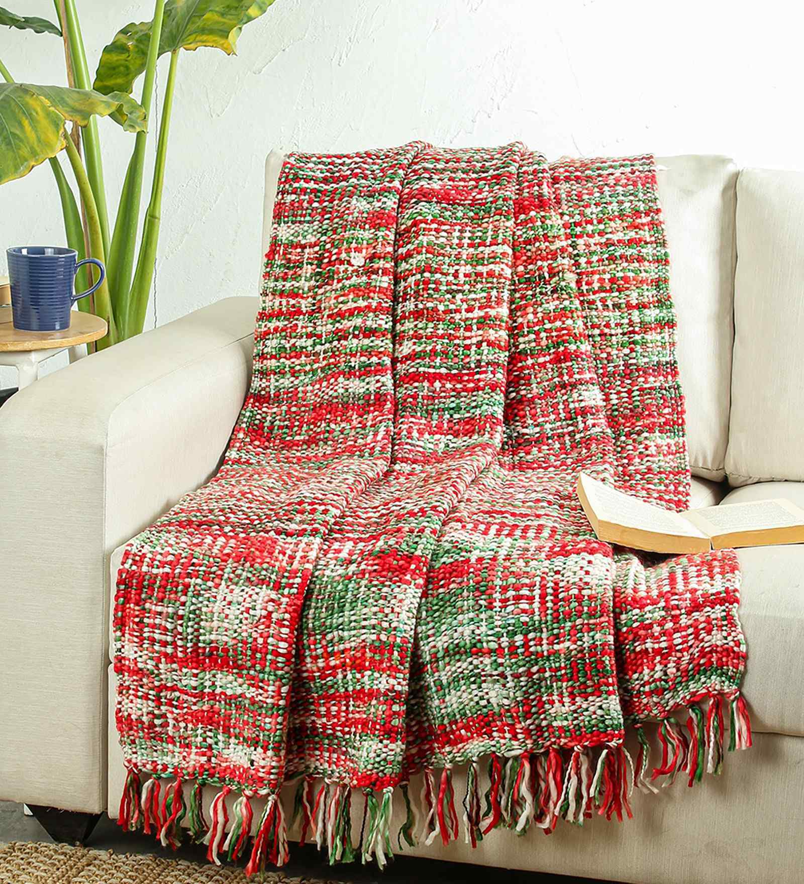 Multicolor Acrylic Palasha Throw