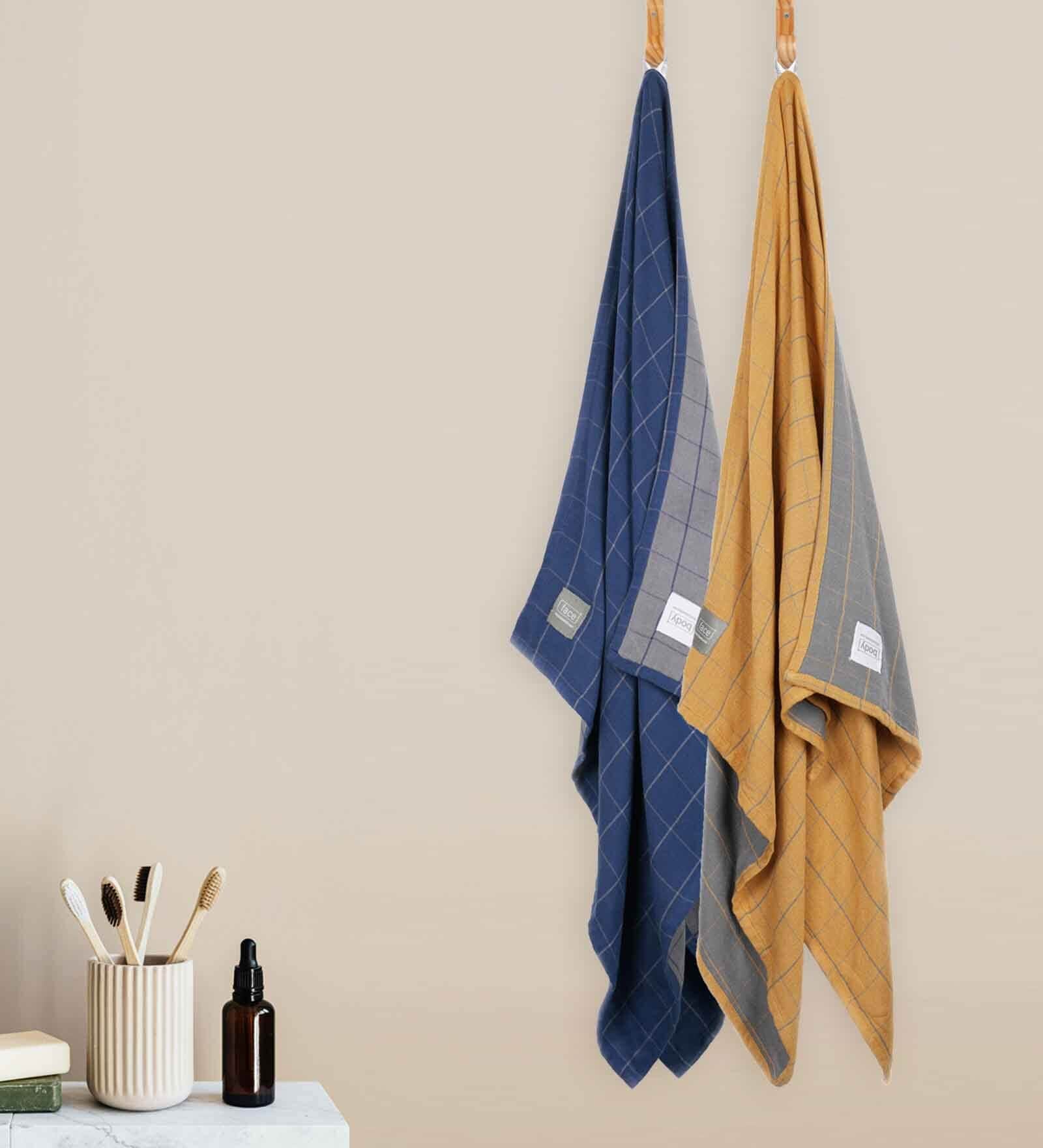 Multicolor Banana Solid 380 GSM 2 Pcs Bath Towels