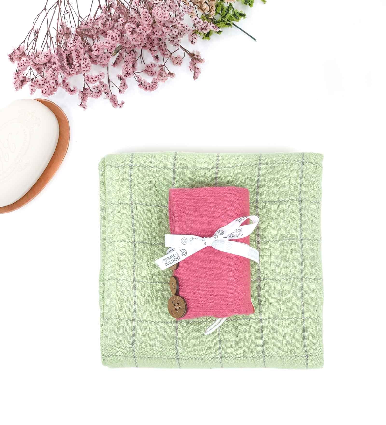 Multicolor Banana Solid 380 GSM 2 Pcs Towel Set