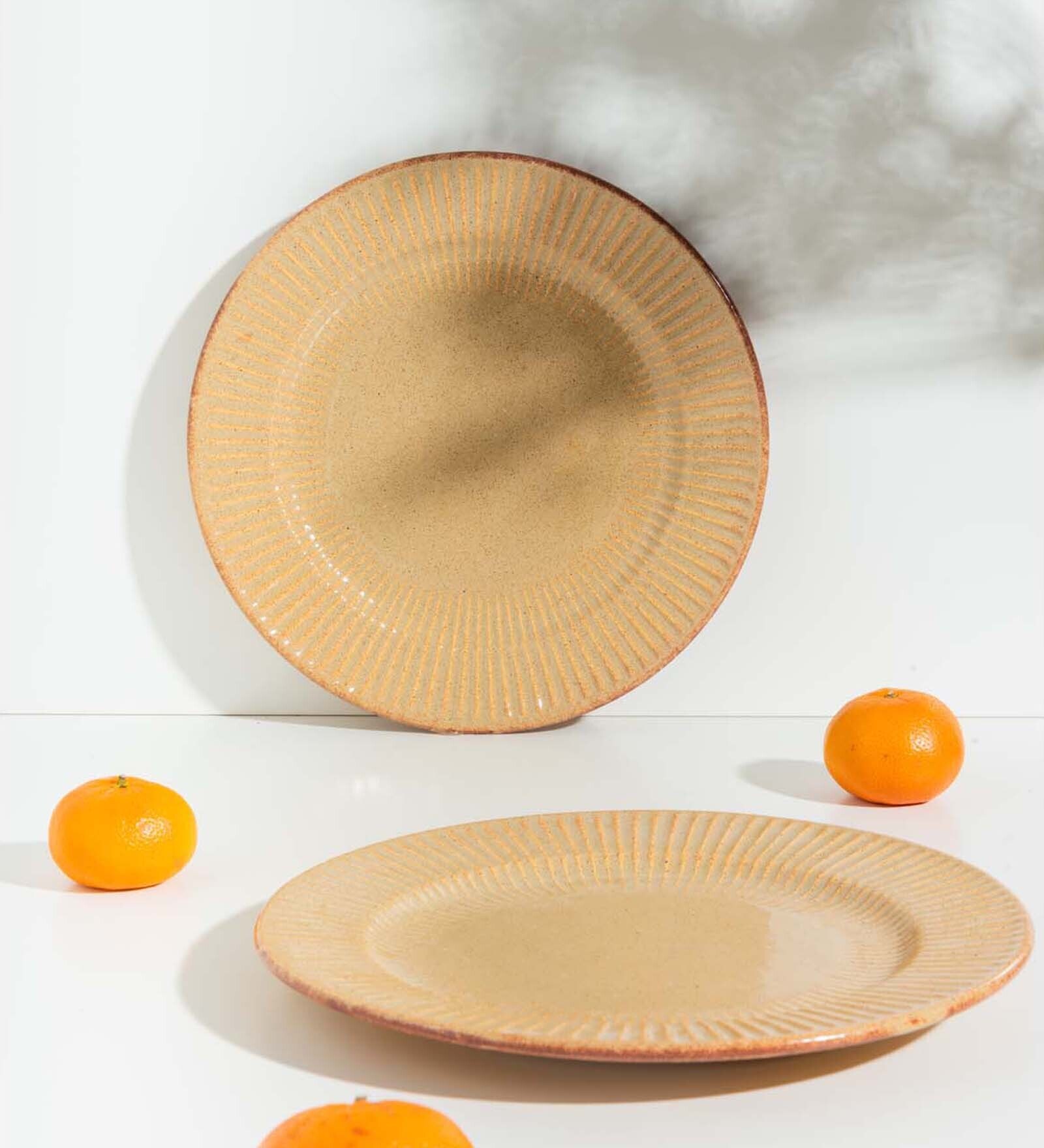 Utkarisht 7 Inch Multicolour Ceramic (Set of 4) Side Plate