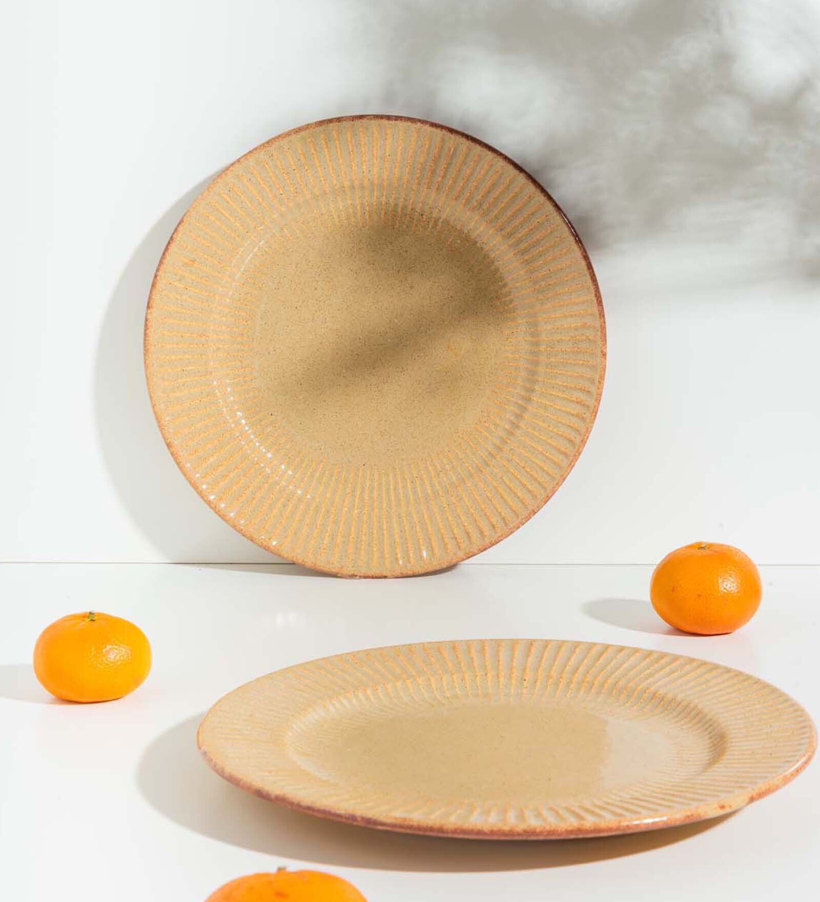 Handmade 7 Inch Multicolour Ceramic (Set of 6) Side Plate