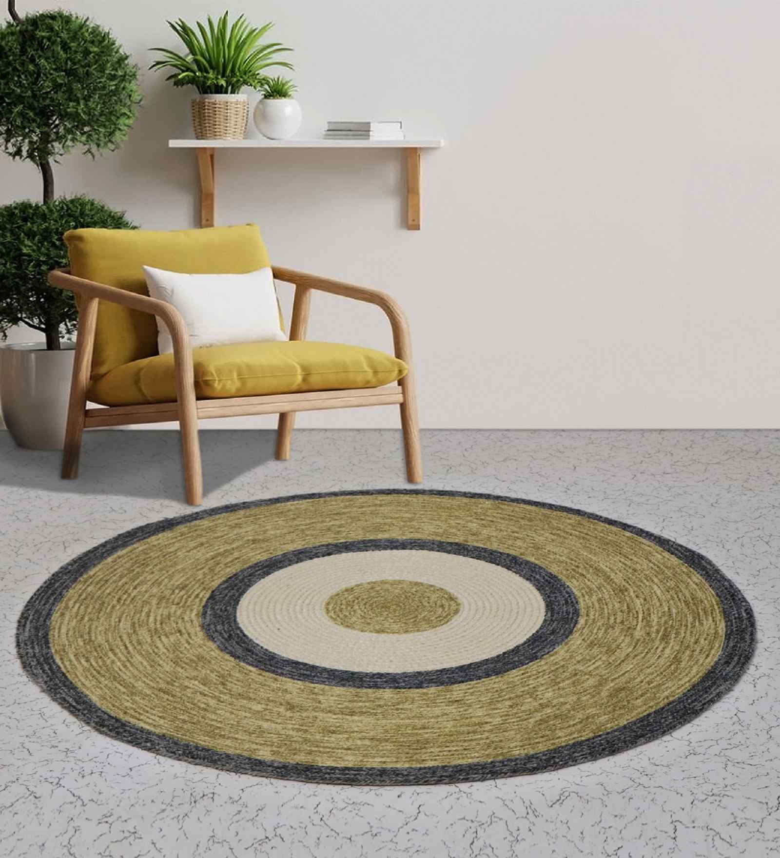 Fosho Cotton 90x90 cm Round Rug