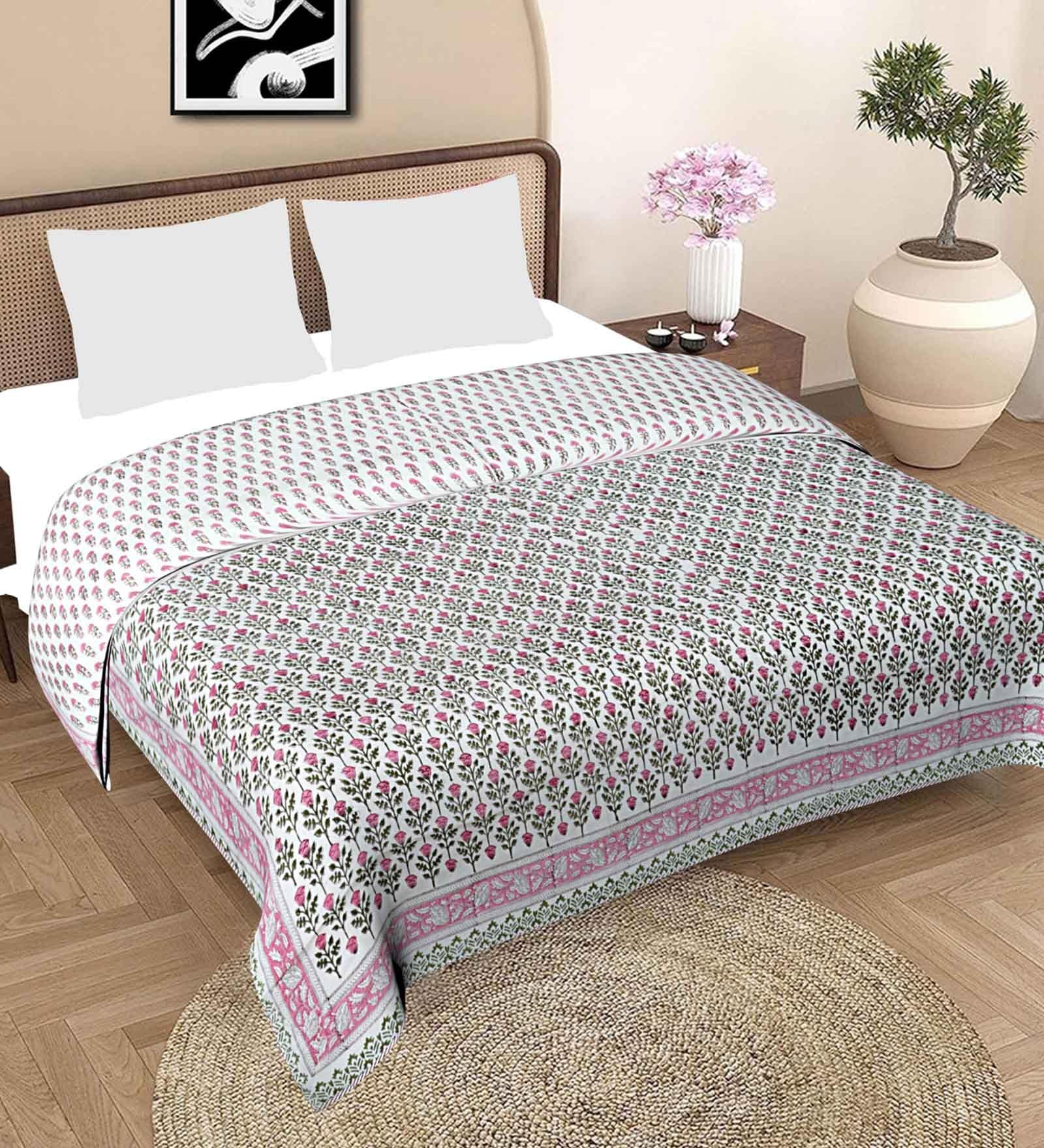 Multicolor Cotton Floral 250 GSM Double Dohar