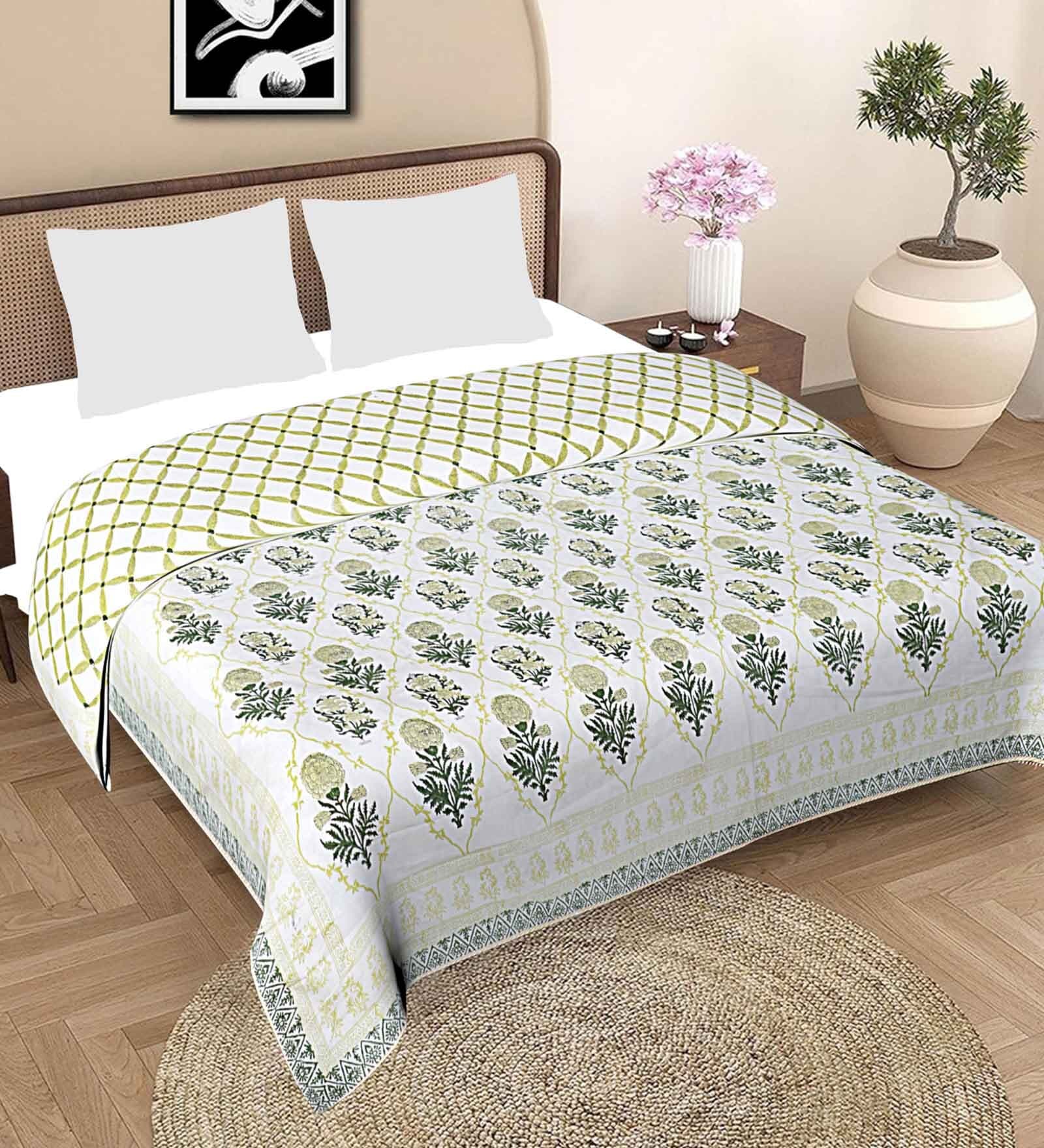 Multicolor Cotton Floral 250 GSM Double Dohar