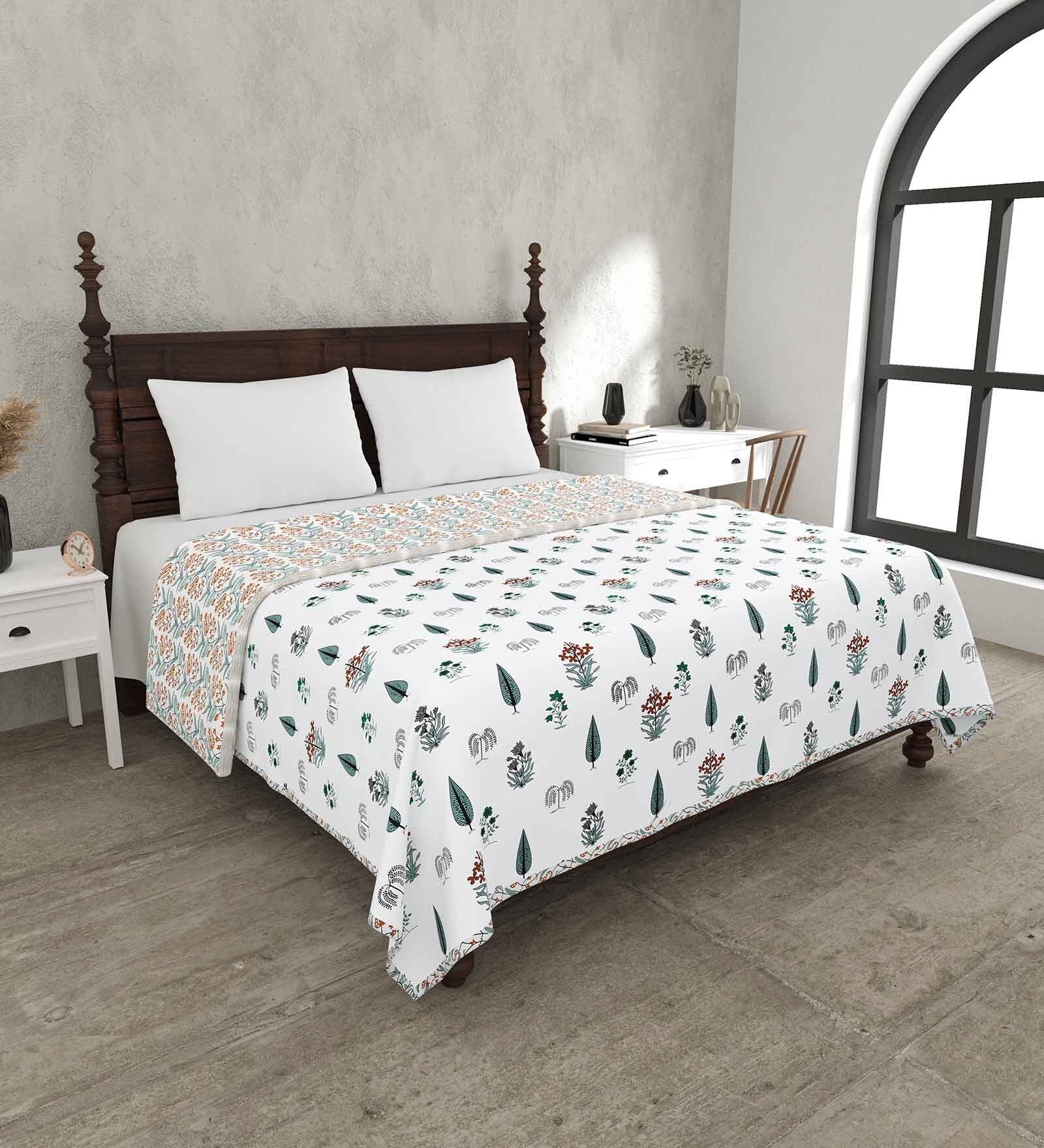 Green Cotton Traditional 200 GSM Double Bed Dohar