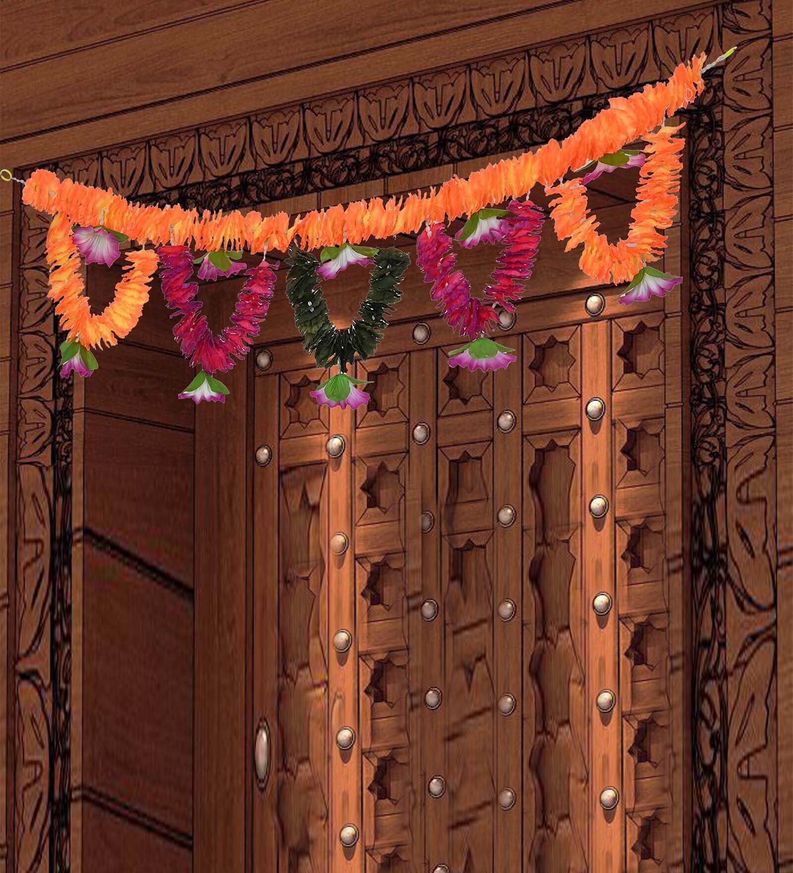 Multicolor Fabric Artificial Garlands Toran