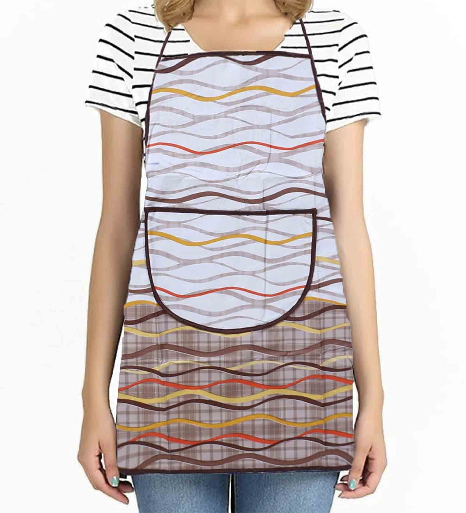 Multicolor Floral PVC Set of 2 Apron