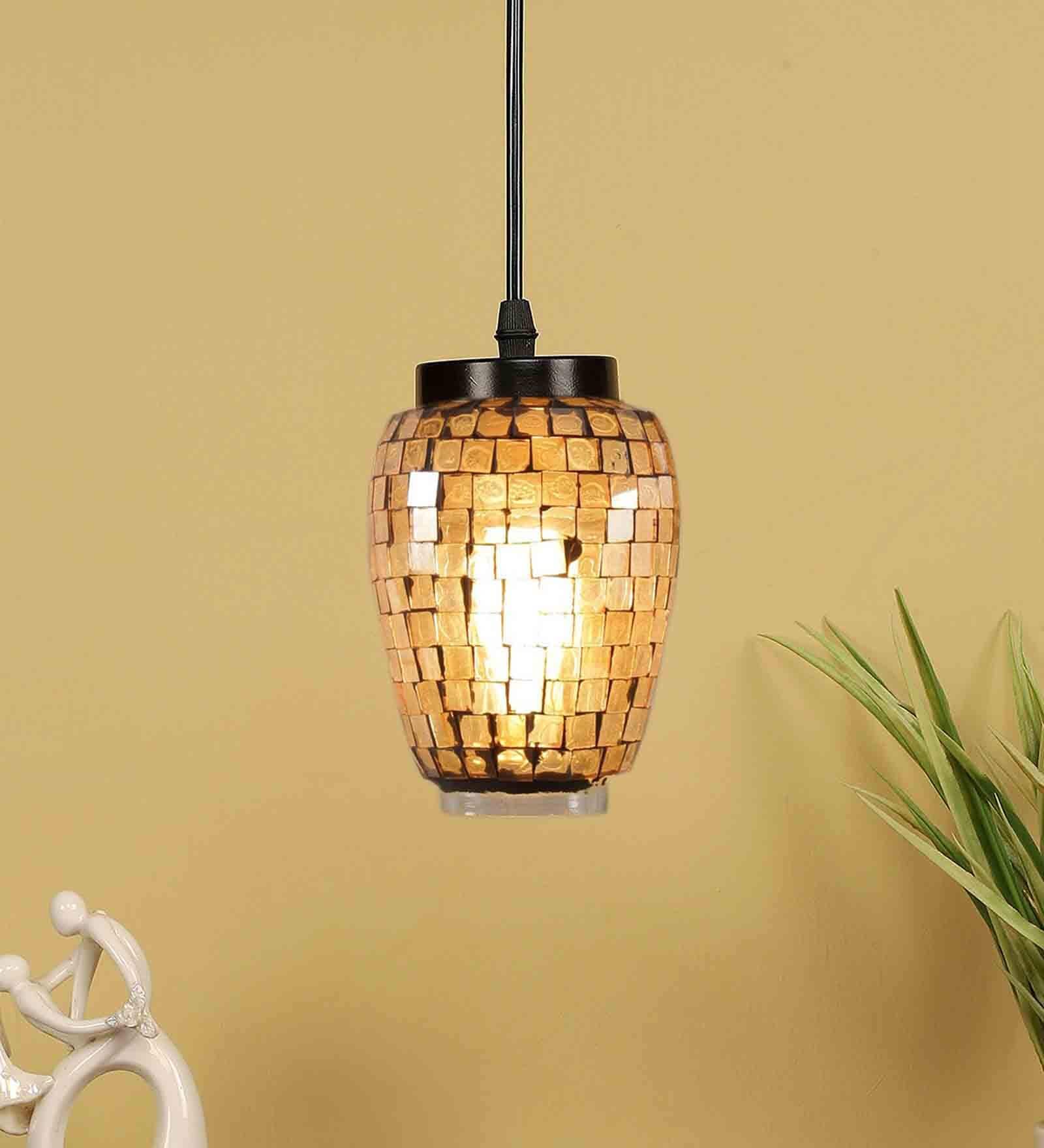Harwin Multicolour Glass Hanging Light
