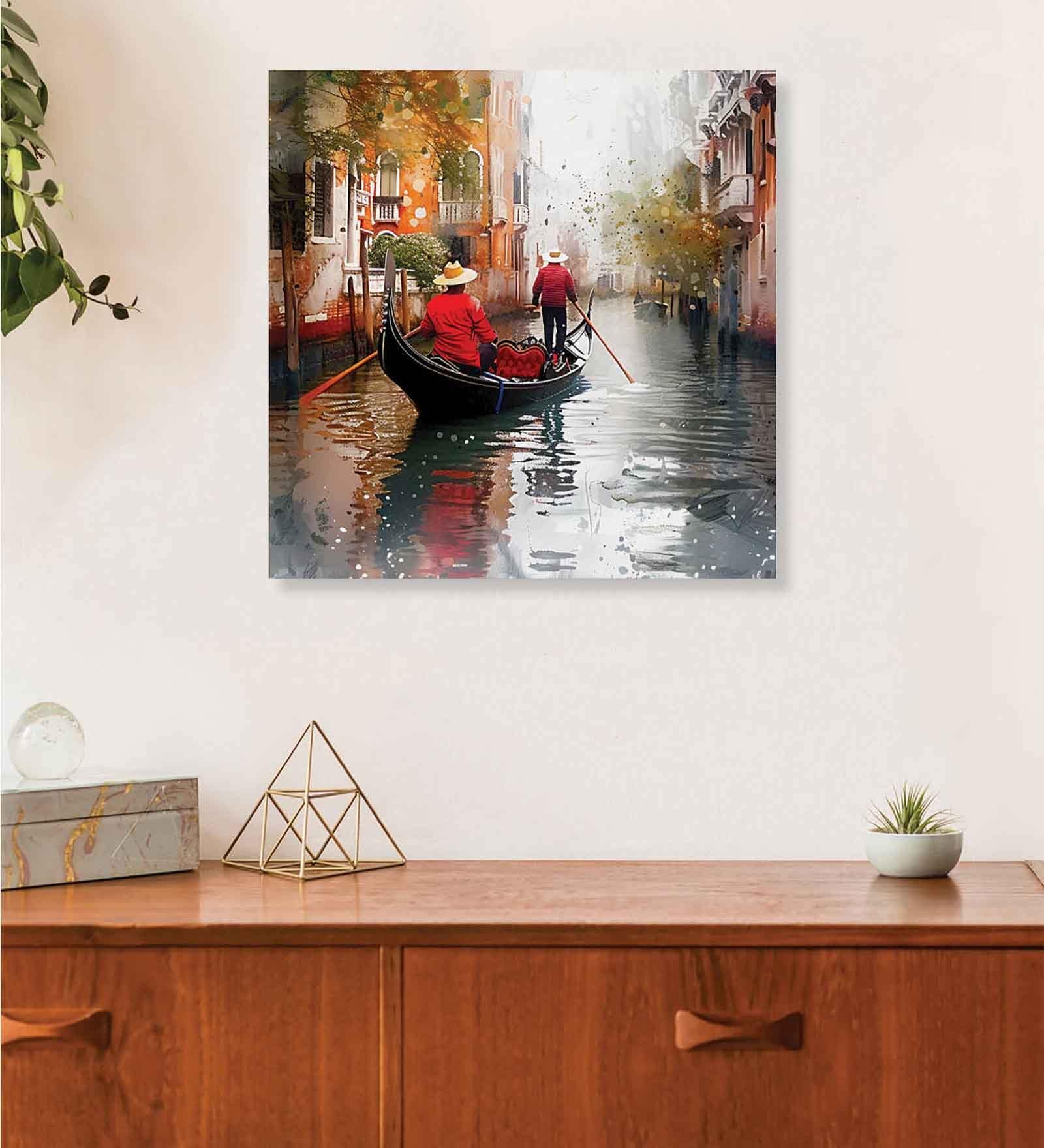 Multicolor Landscape Abstract Wall Painting