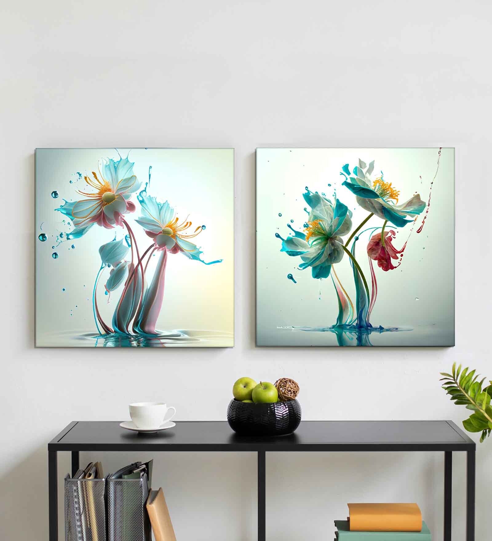 Multicolor Landscape Abstract Wall Painting