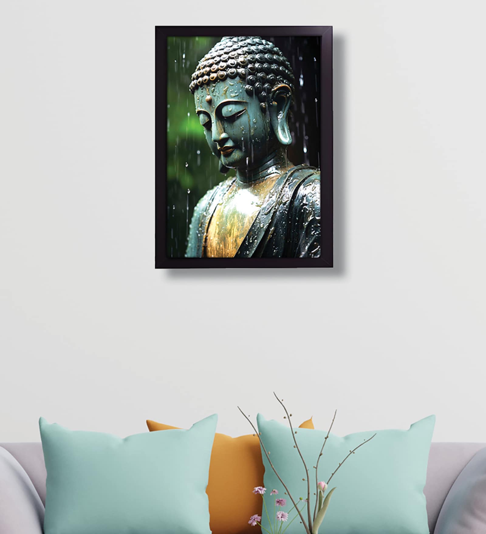 Multicolor Landscape Abstract Wall Painting