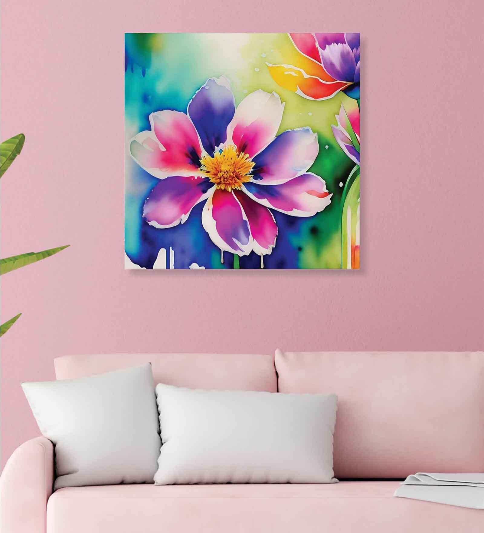 Multicolor Landscape Abstract Wall Painting