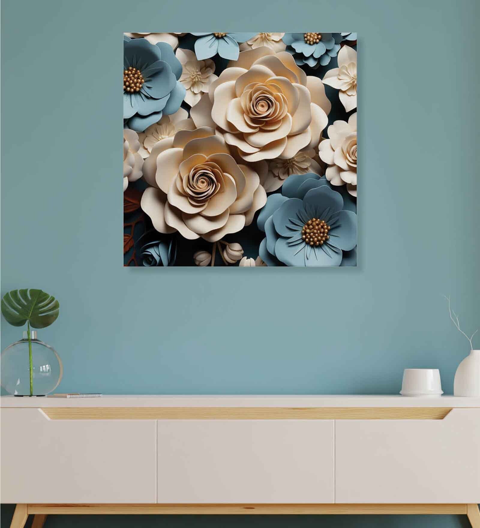 Multicolor Landscape Abstract Wall Painting