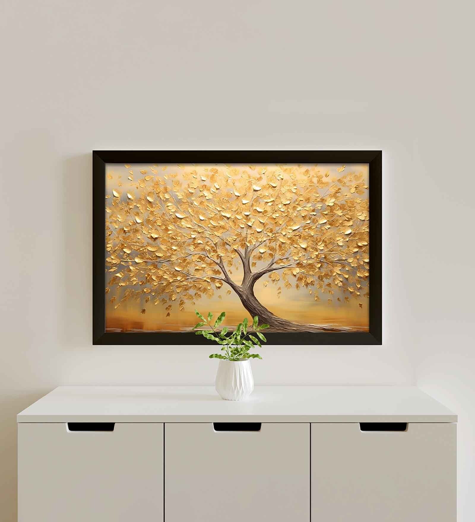 Multicolor Landscape Abstract Wall Painting