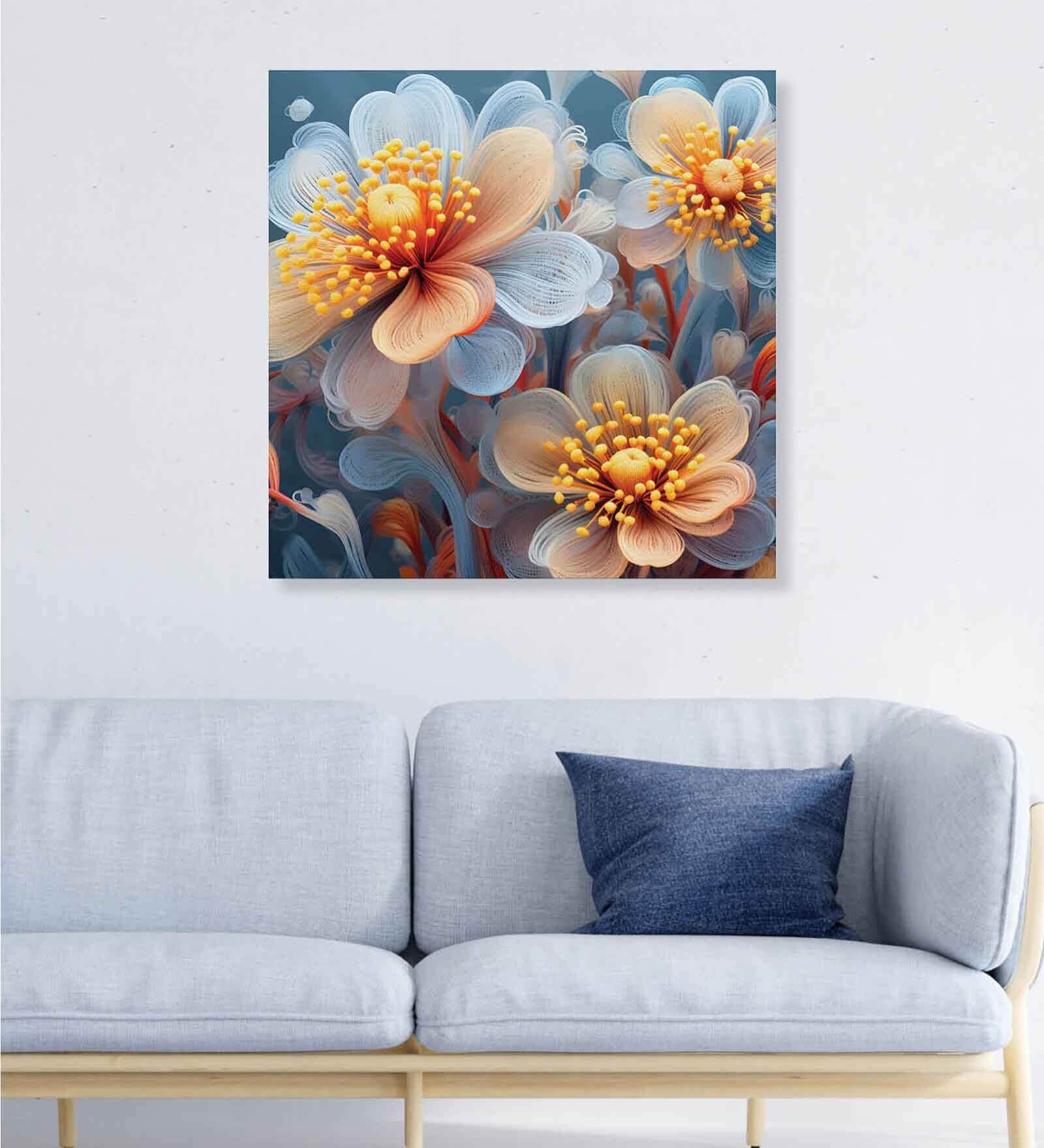 Multicolor Landscape Abstract Wall Painting