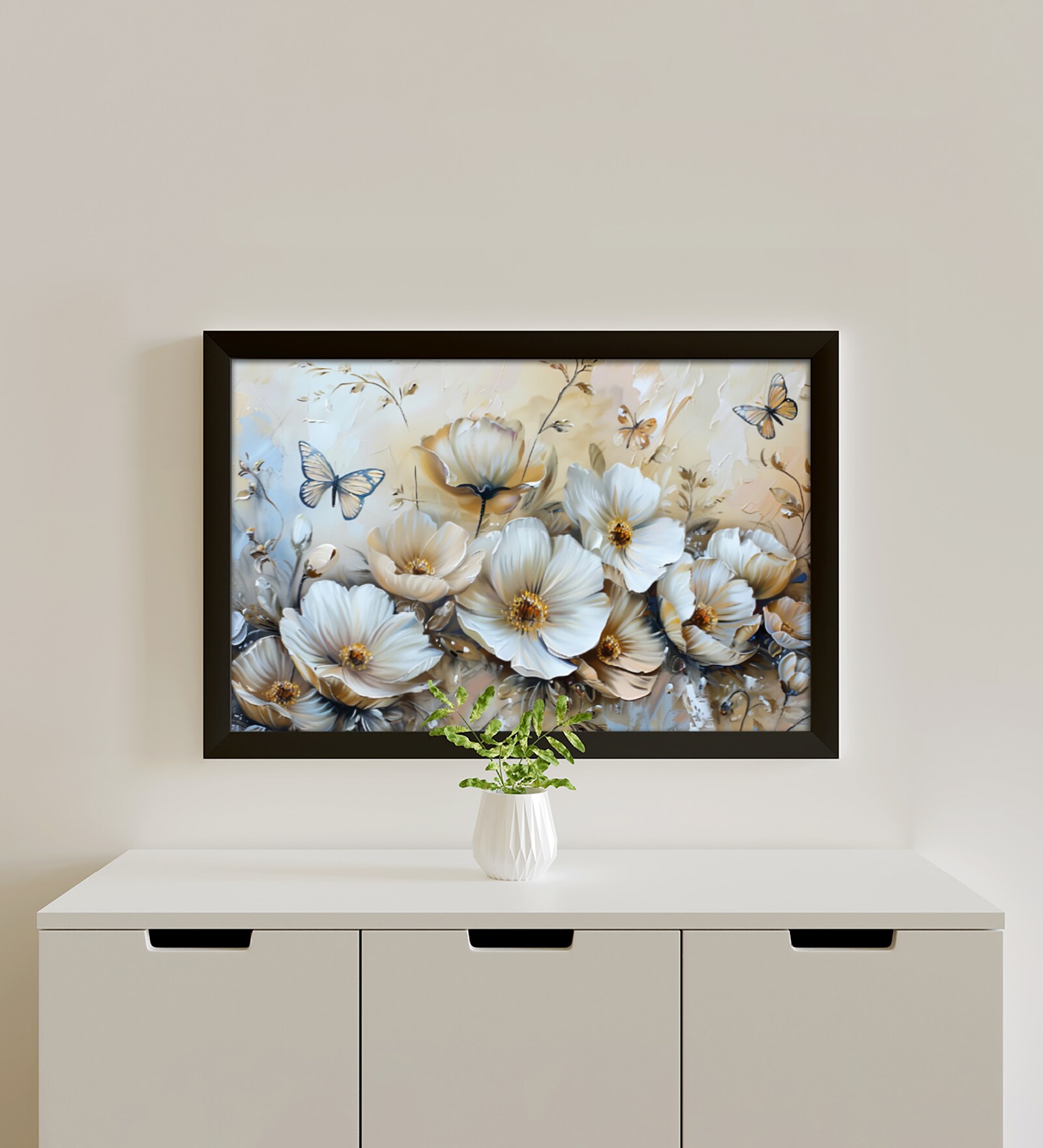 Multicolor Landscape Abstract Wall Painting