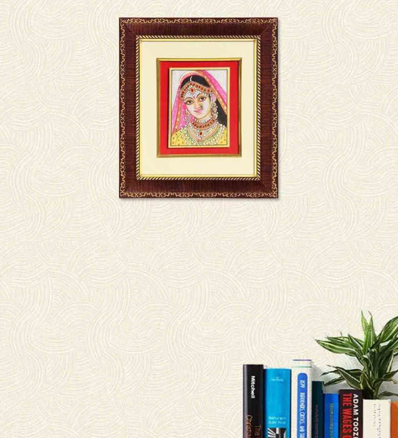 Buy Multicolor Marble Wall Hanging Painting by Handicrafts Paradise at