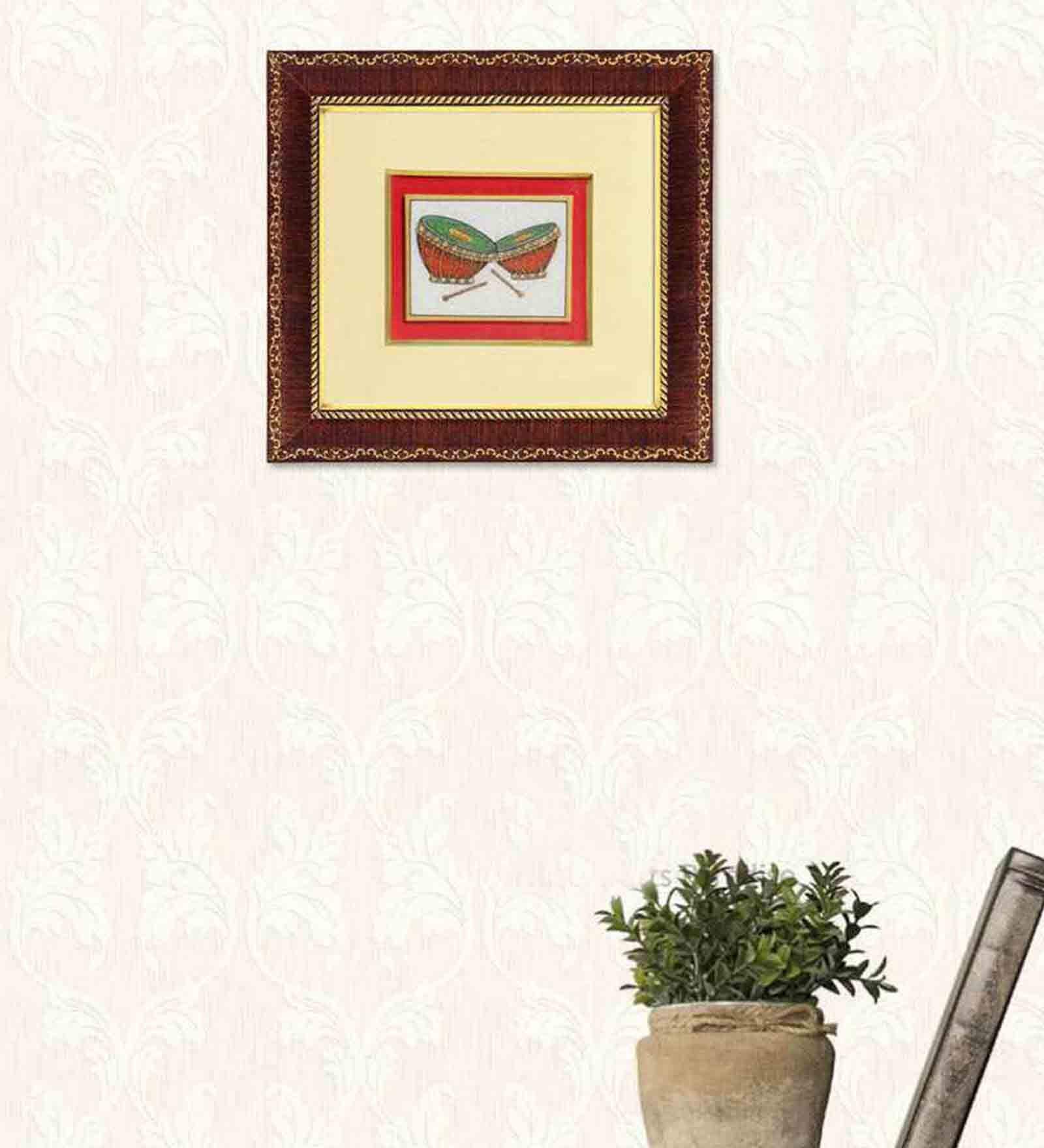 Buy Multicolor Marble Wall Hanging Painting by Handicrafts Paradise at