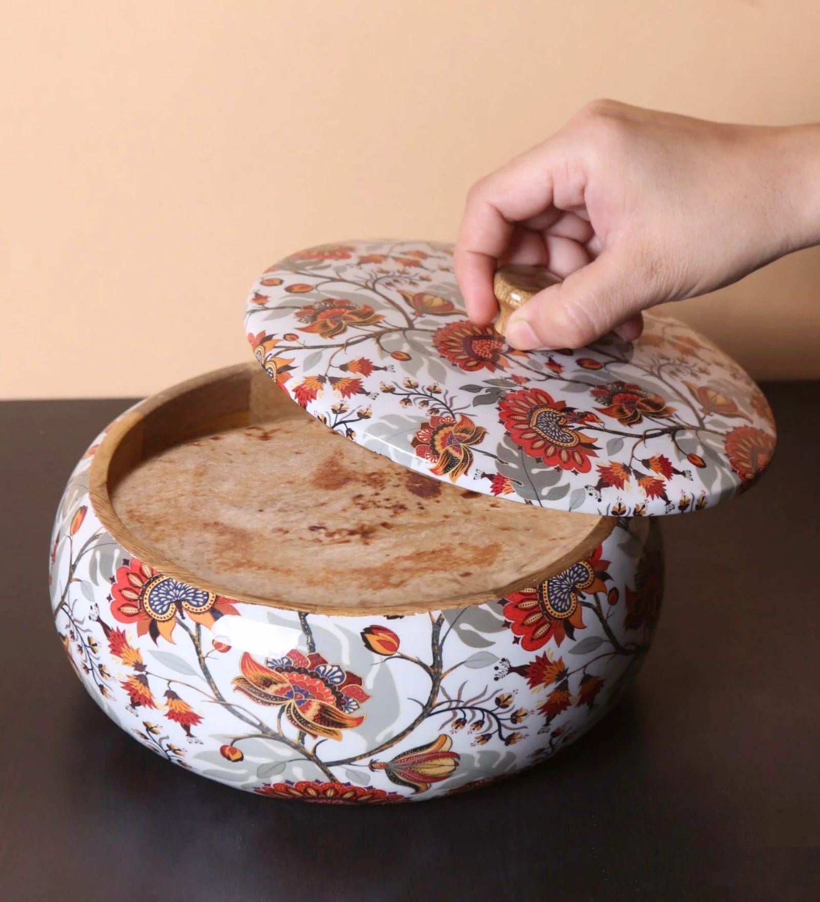 Multicolor Marigold Wood  Cassarole