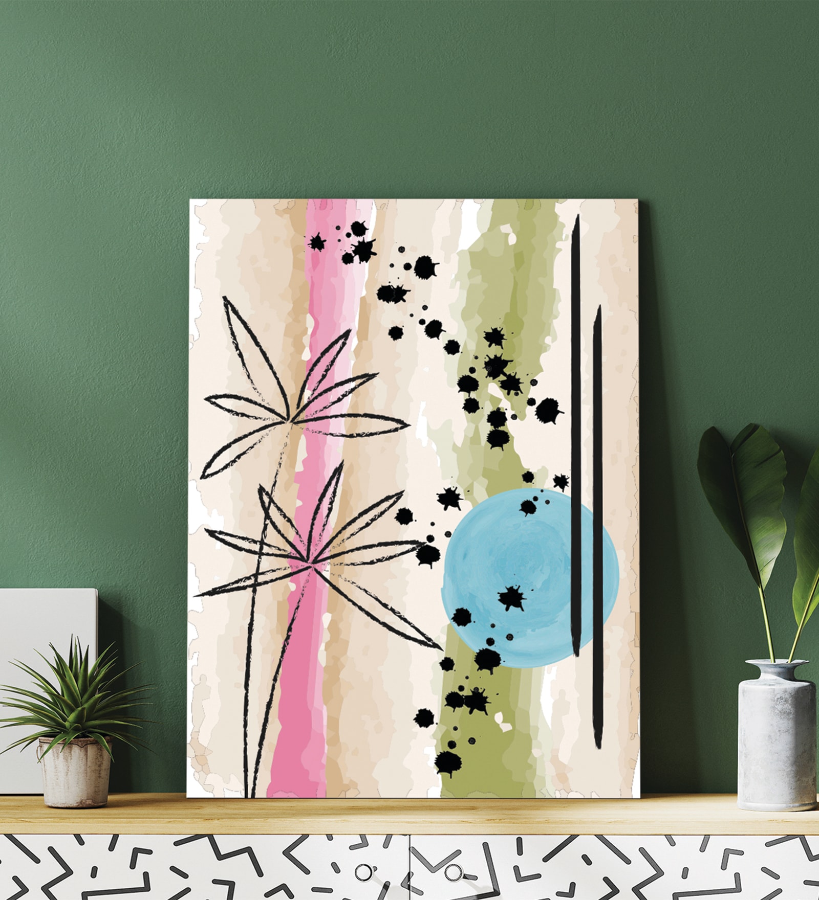 Multicolor MDF Art Print