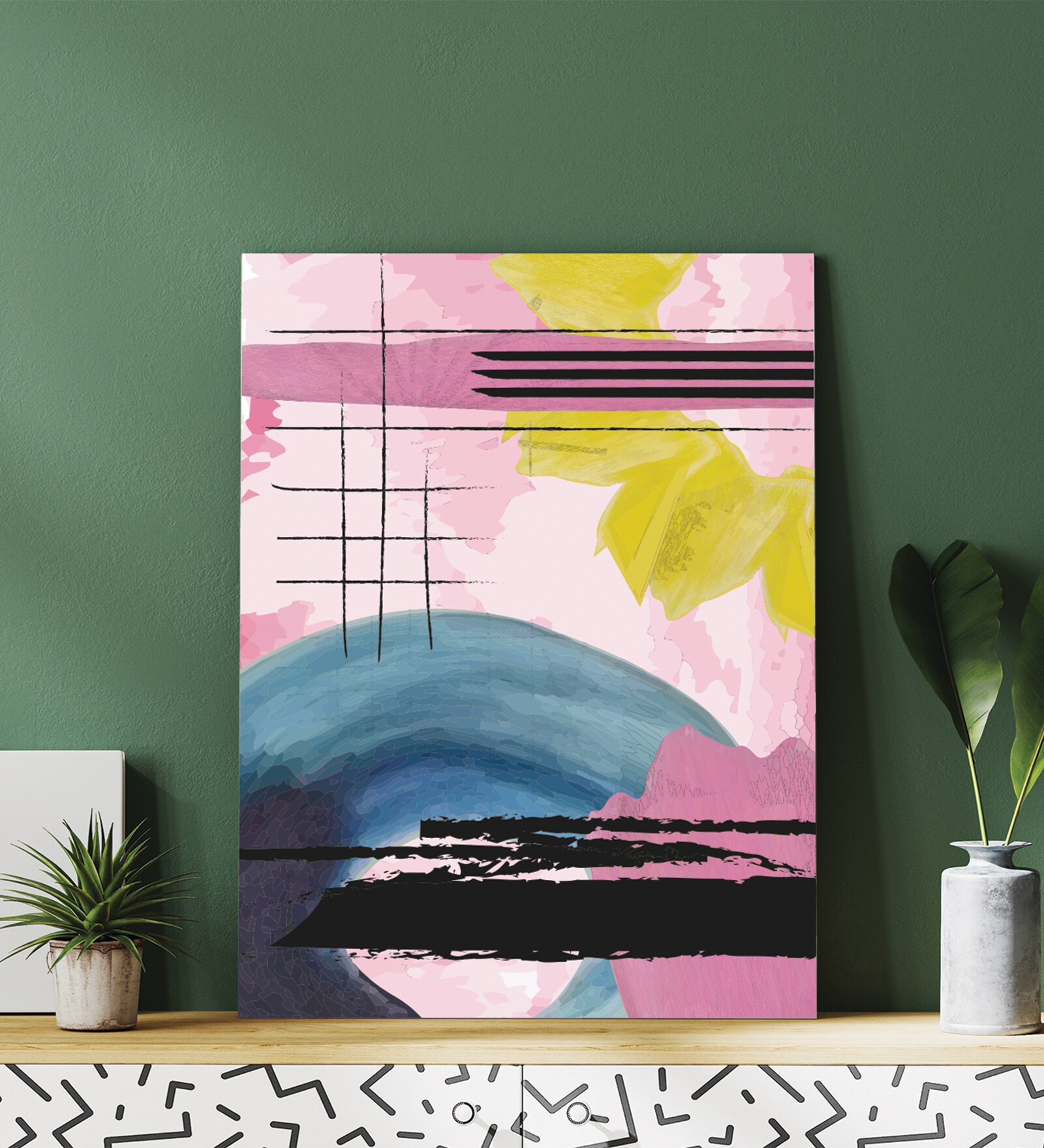 Multicolor MDF Art Print