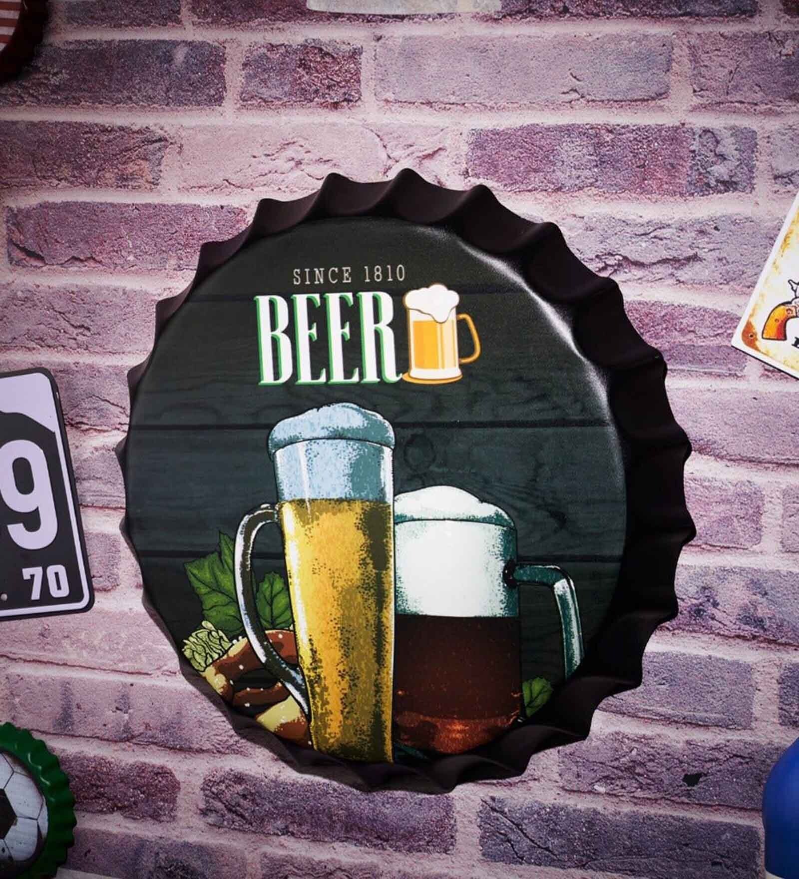 Black Metal Since 1810 Beer Wall Decor
