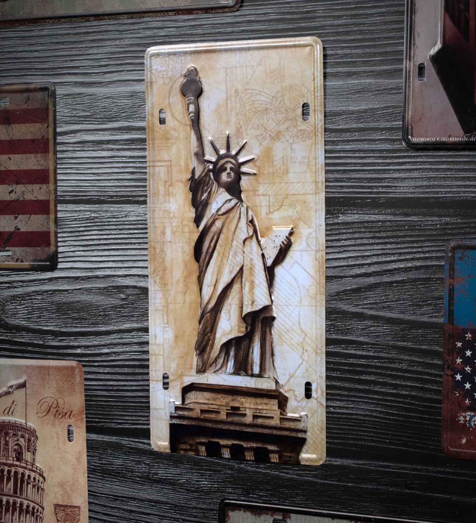 Multicolor Metal Statue Of Liberty