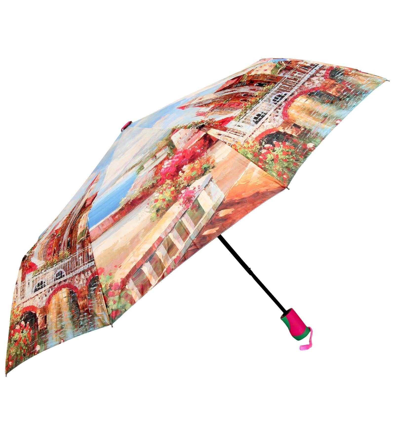 Multicolor Nylon Printed fold Umbrella
