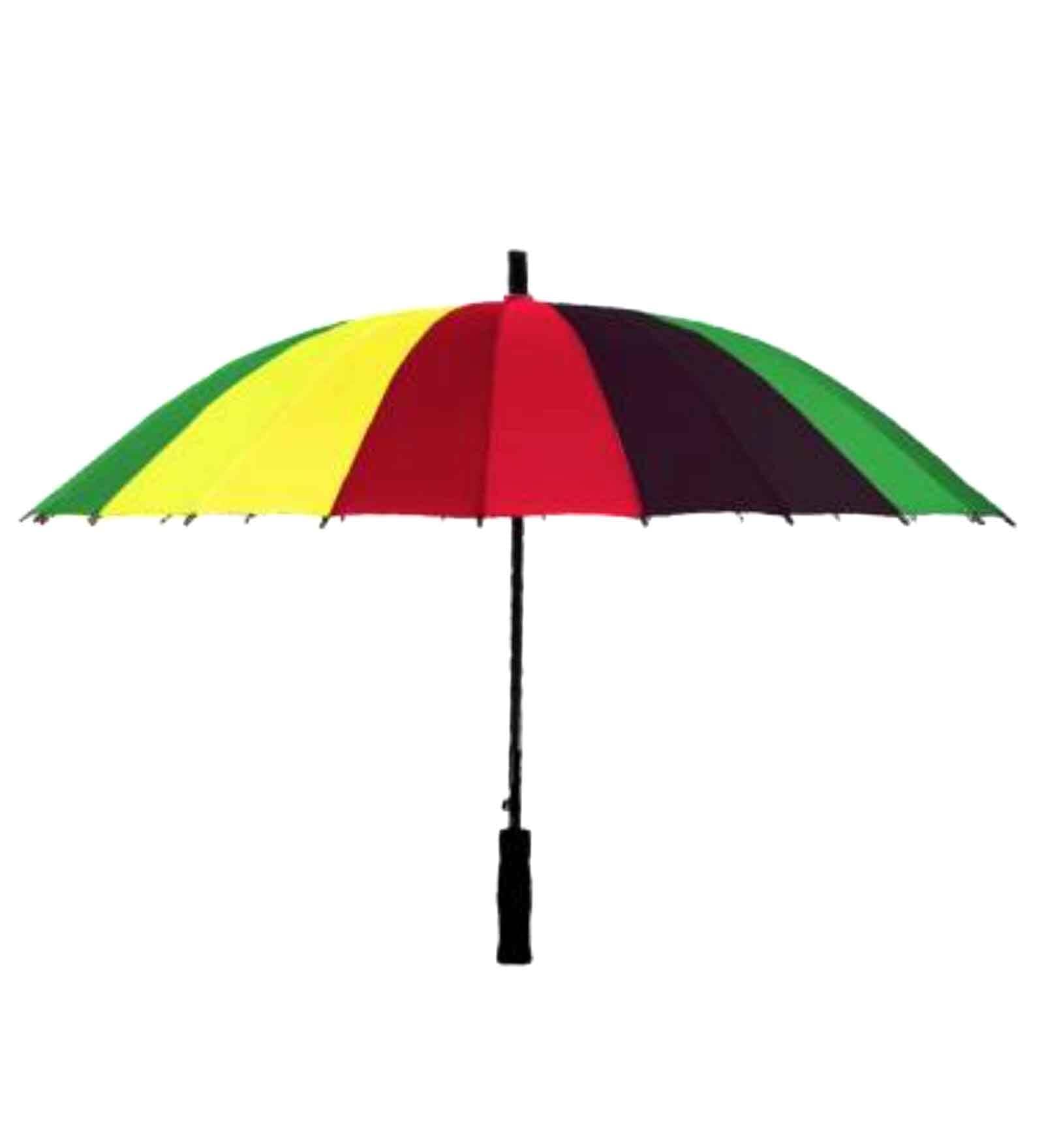 Multicolor UV Coated 1 Fold Nylon Umbrella