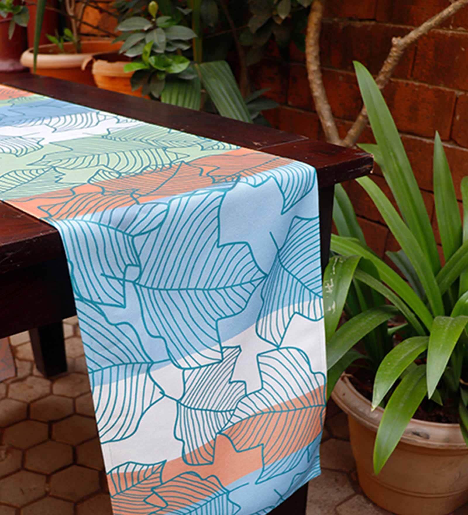 Evanescence  (12x84) Multicolor Polycanvas Table Runner