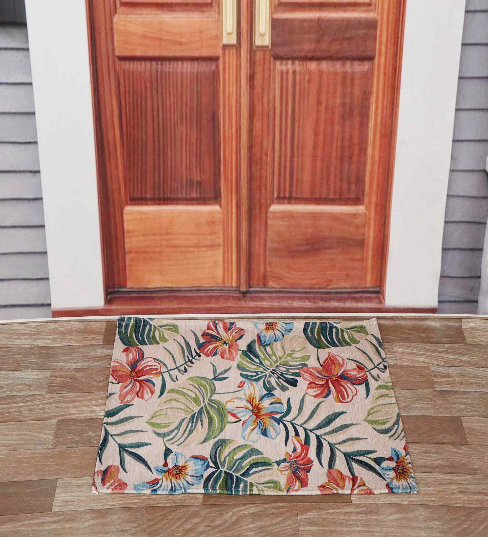 Ecotica Floral 60x90 cm Door Mat