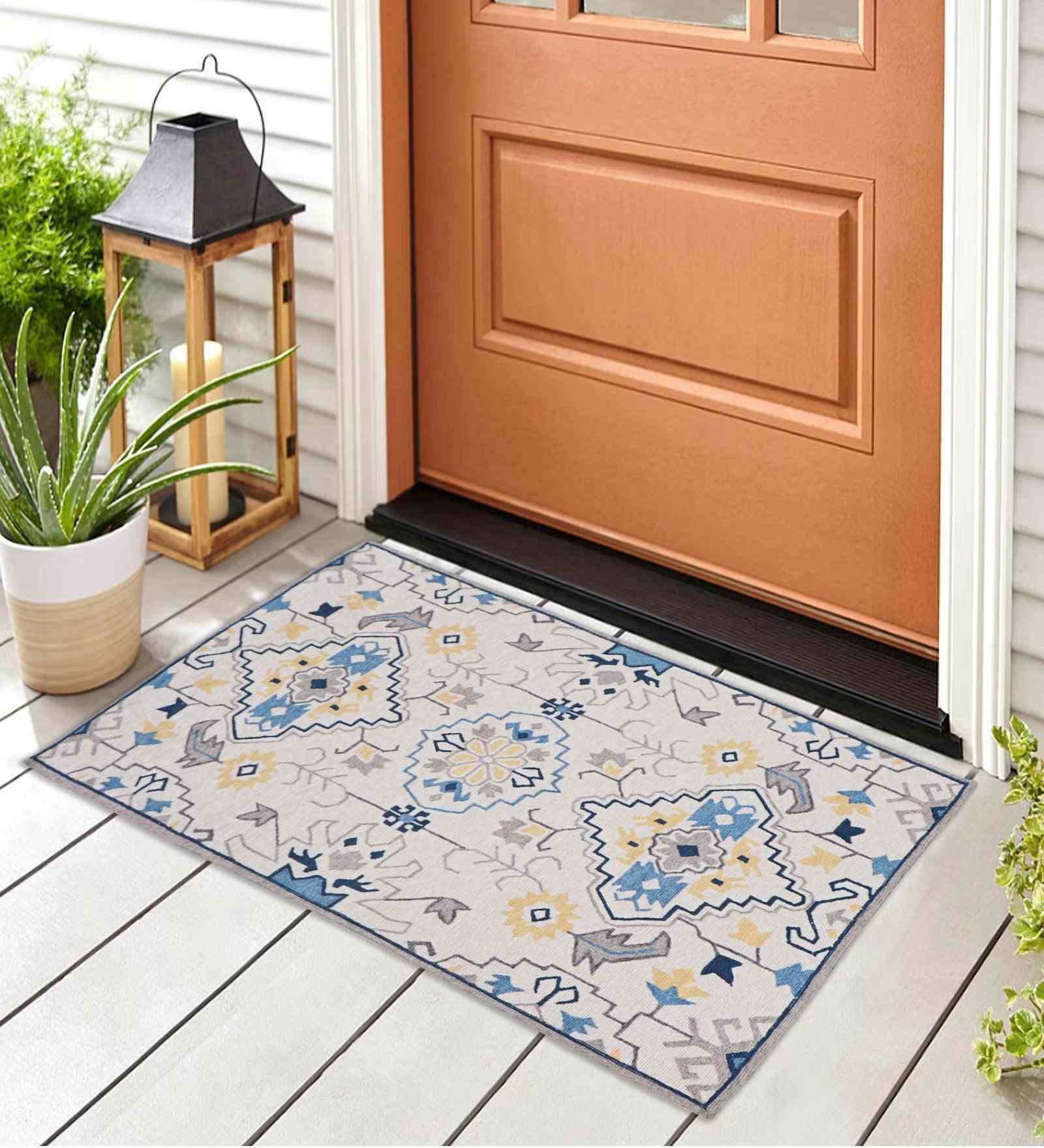 Tarini Printed Polyester 60x90 cm Dhurrie