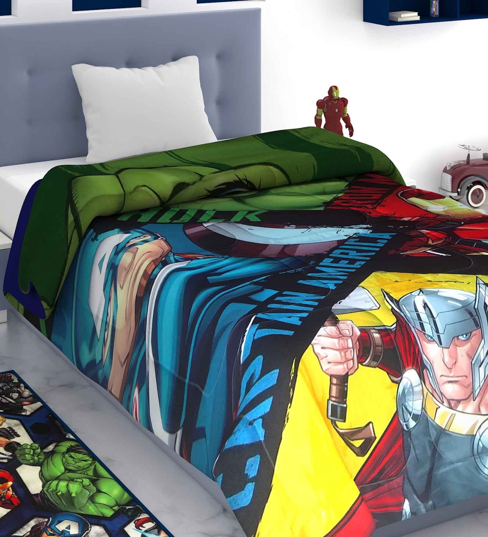 Multicolor Polyester Kids Printed Single Bed Comforter