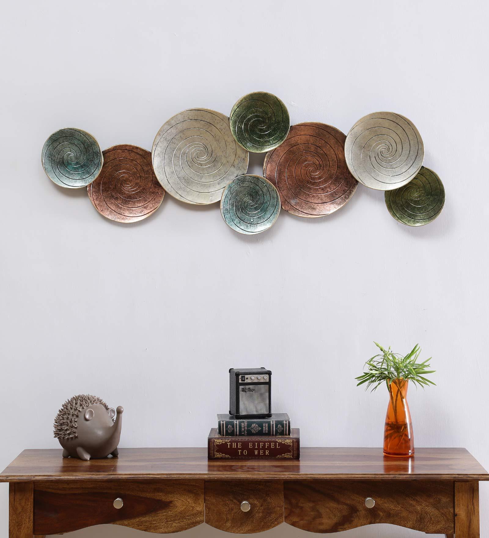 Wrought Iron Abstract Wall Art In Multicolor