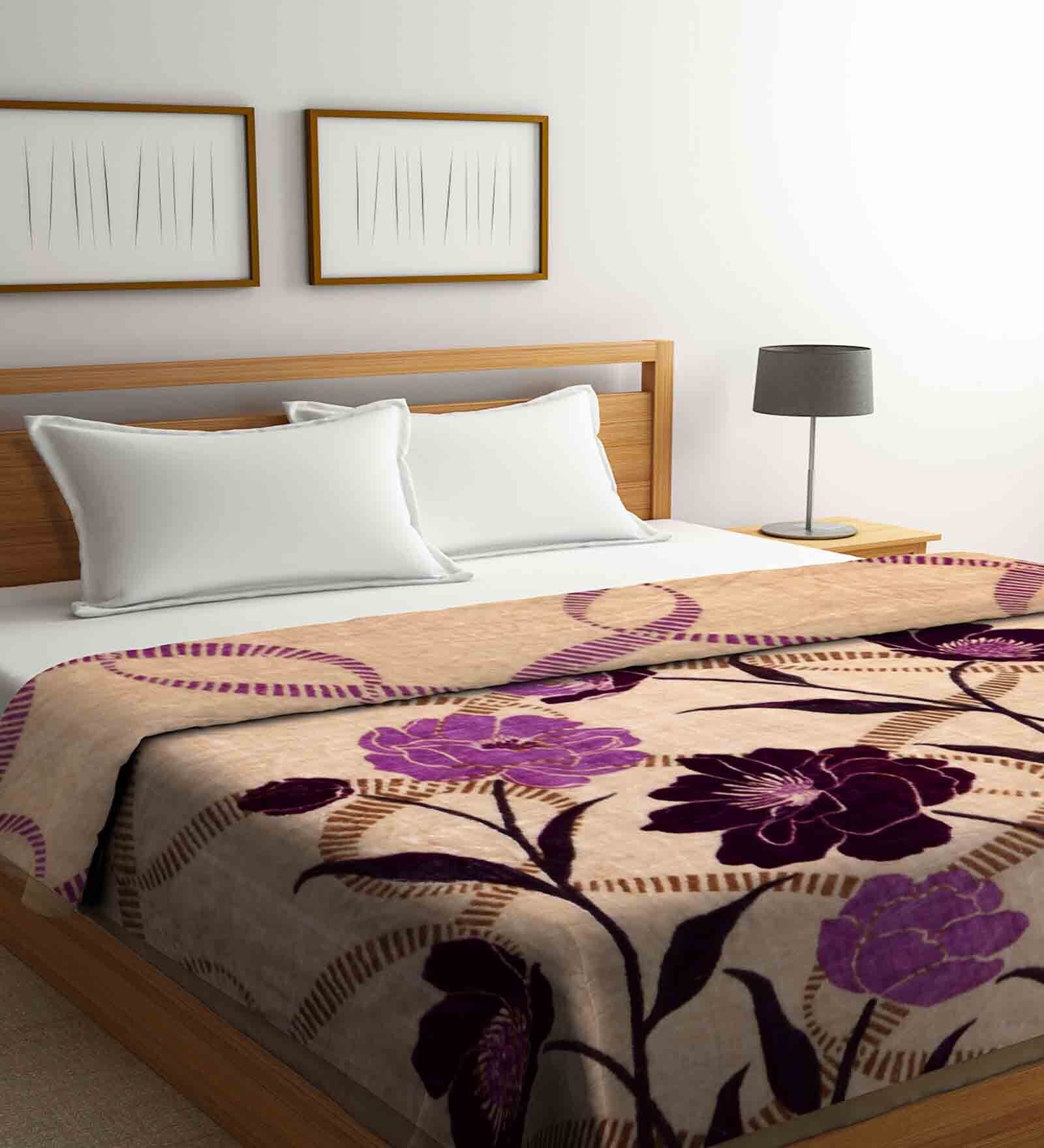 Buy Multicolor Wool Floral 800 GSM Double Bed Blanket by Klotthe at 67 OFF by Klotthe Pepperfry