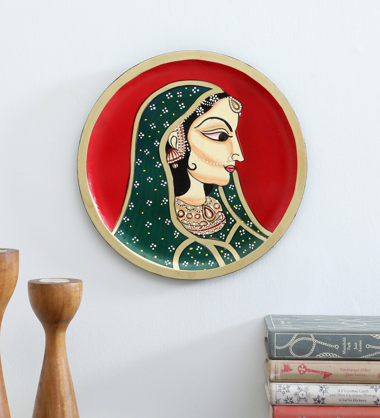 Queen Print Deocrative Wall Plate