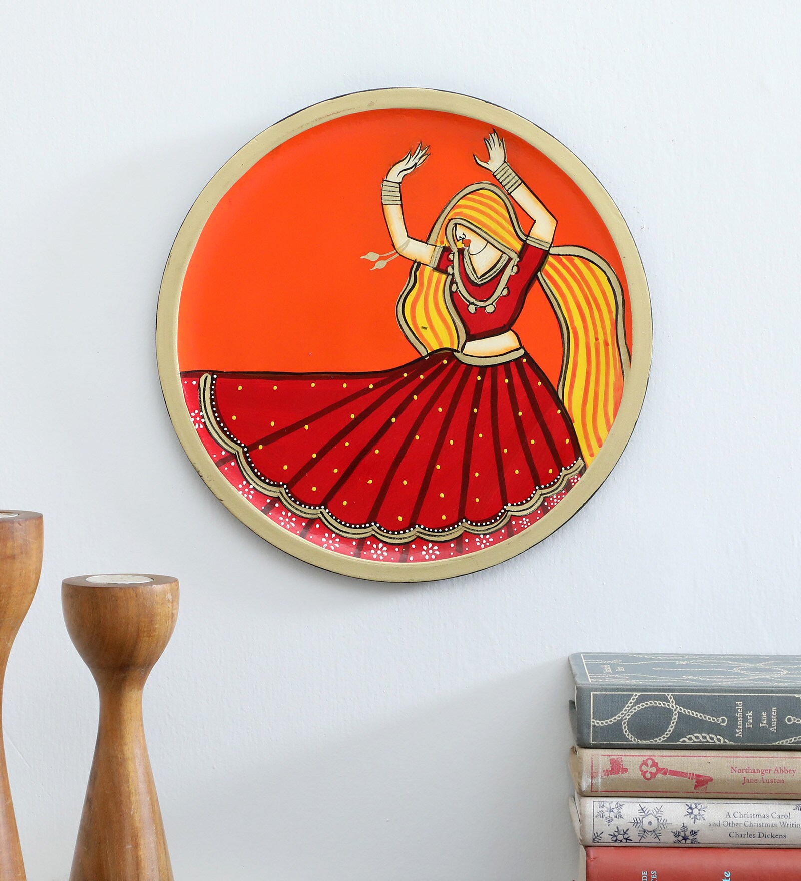 Dancing Print Decorative Wall Plate