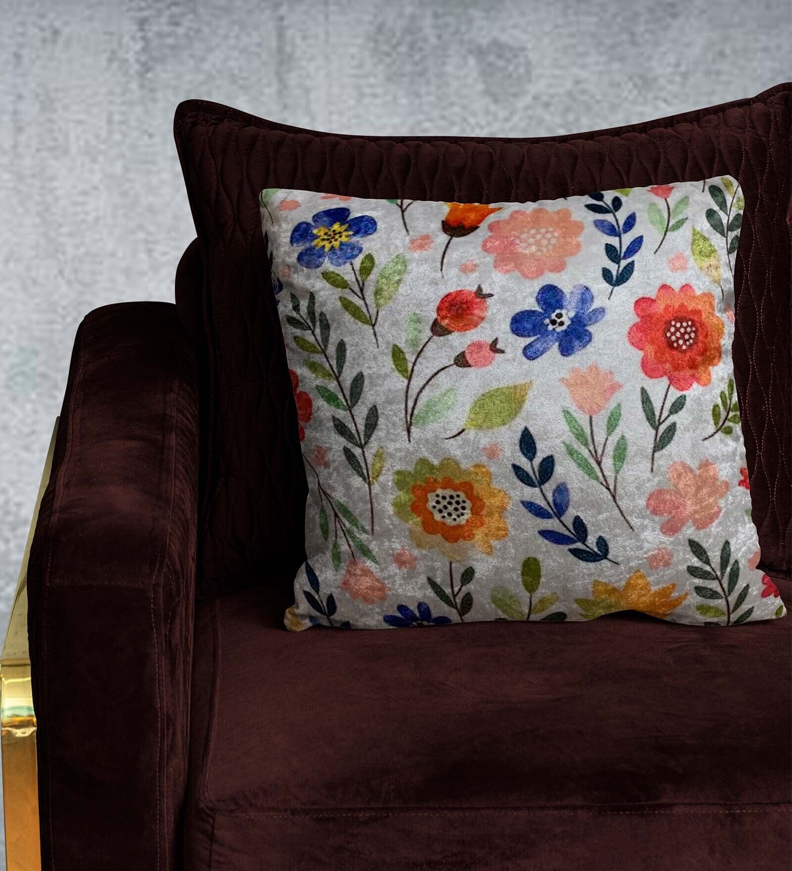 Multicolor - Tagai Patchwork Cushion Cover (16 x 16 in) 66