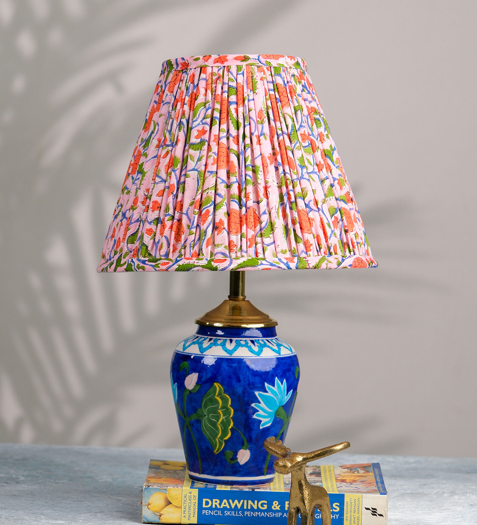 Block Print Empire Lampshade