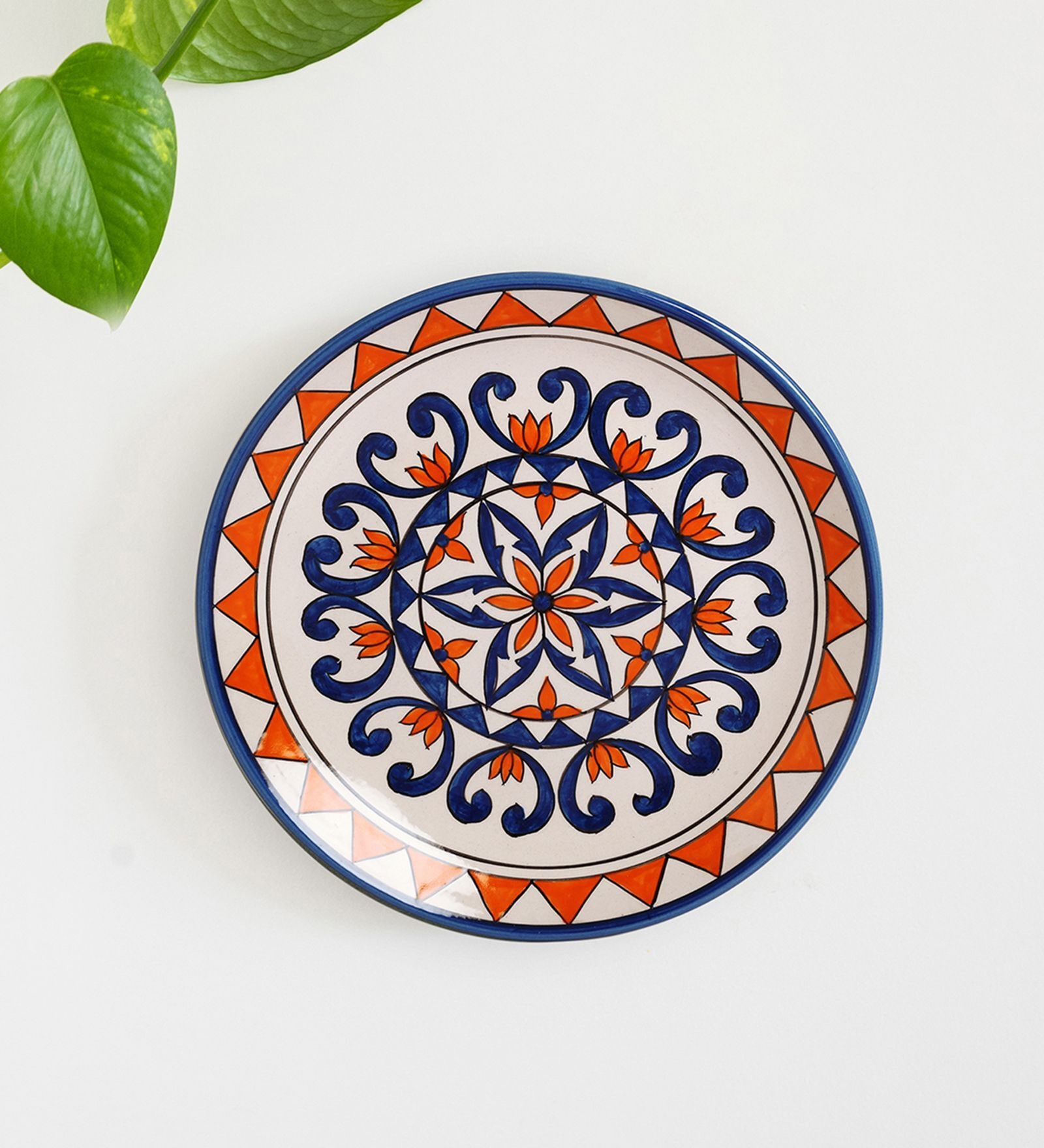 Buy Multicolour Ceramic Decorative Wall Plate by ExclusiveLane at 44 OFF by ExclusiveLane