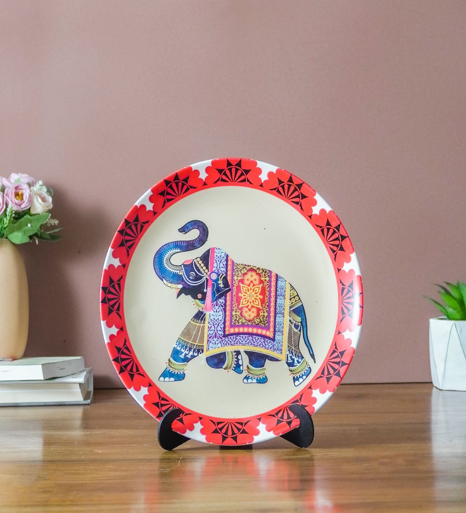 Multicolour Ceramic Decorative Wall Plate