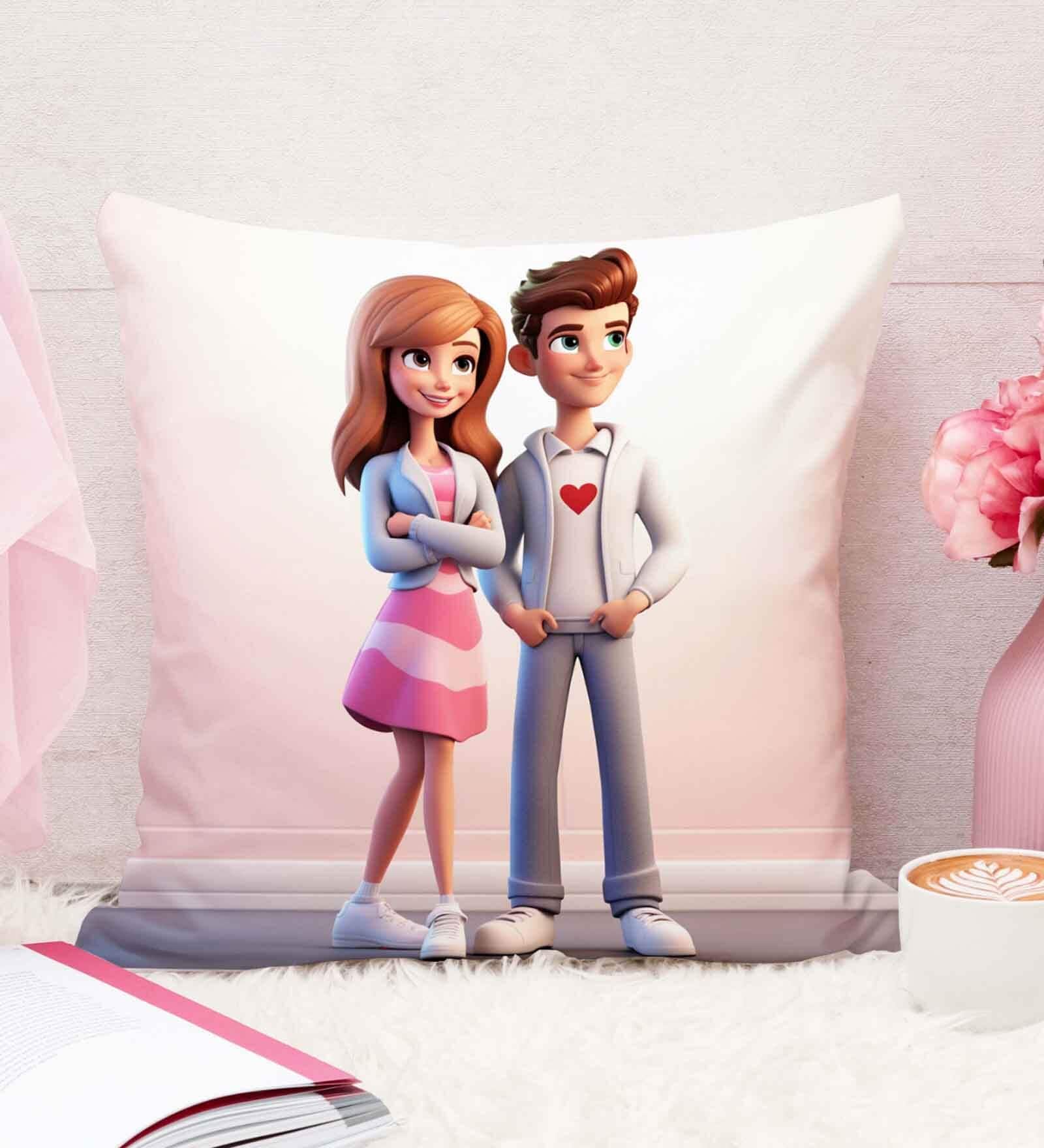 Multicolour Cotton and Jute Solid Single Cushion Cover (1 Pc)