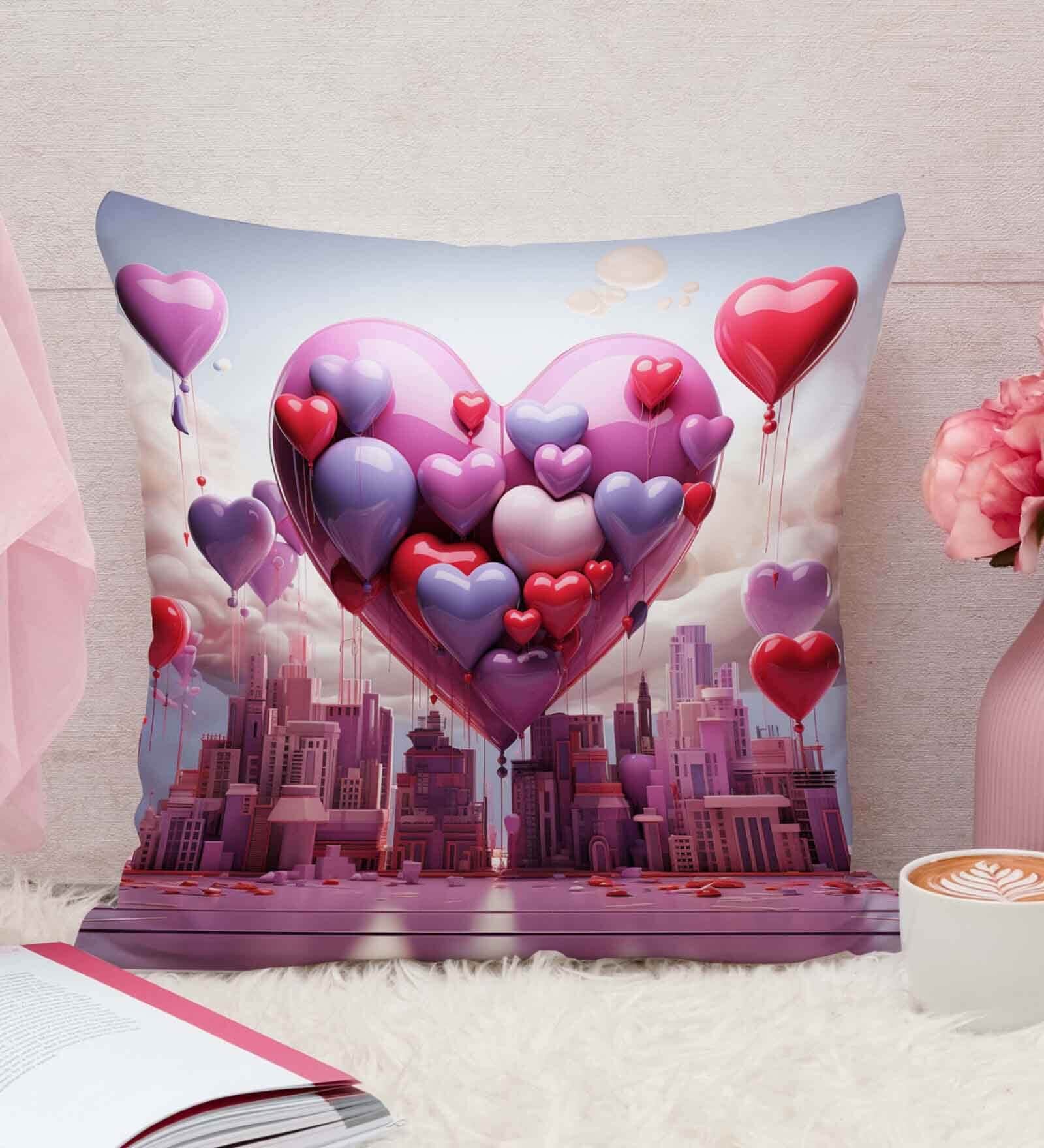 Multicolour Cotton and Jute Solid Single Cushion Cover (1 Pc)