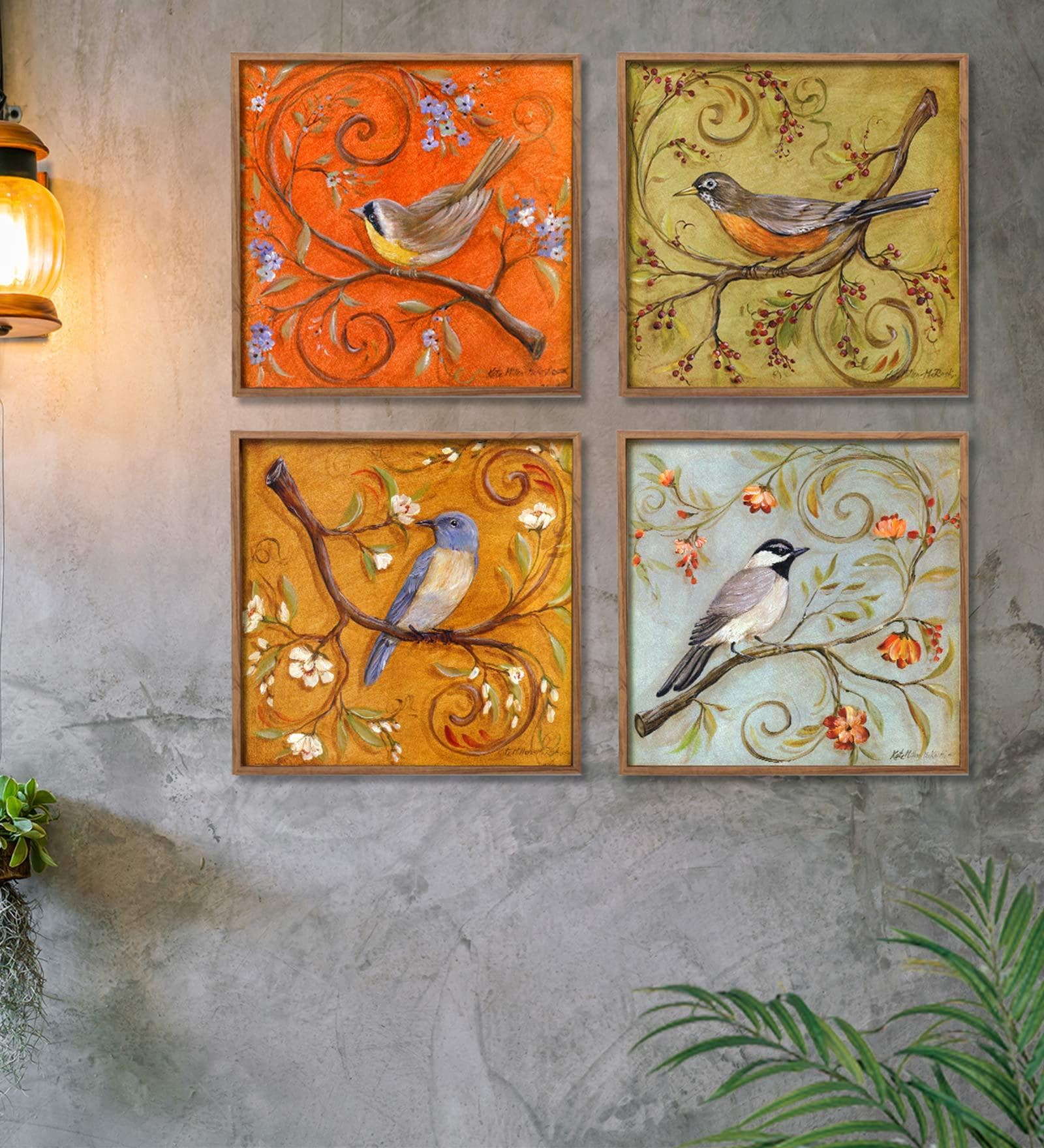 Wildlife Canvas Cotton Canvas Framed Art Print