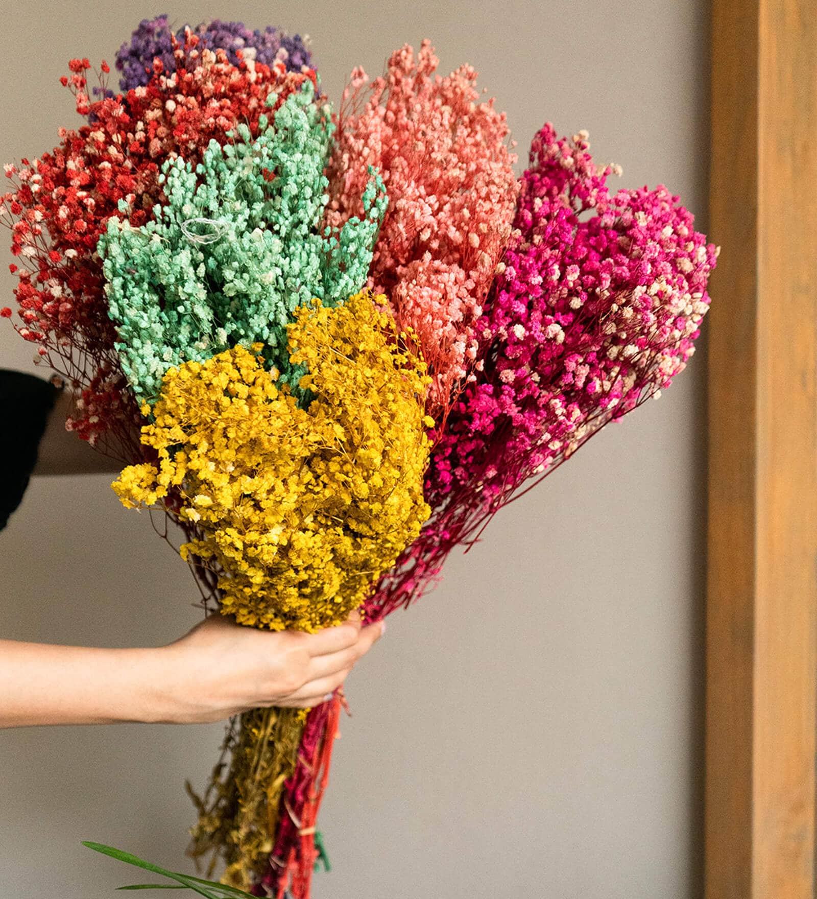 Multicolour Dried Flowers 50 To 60 Stems