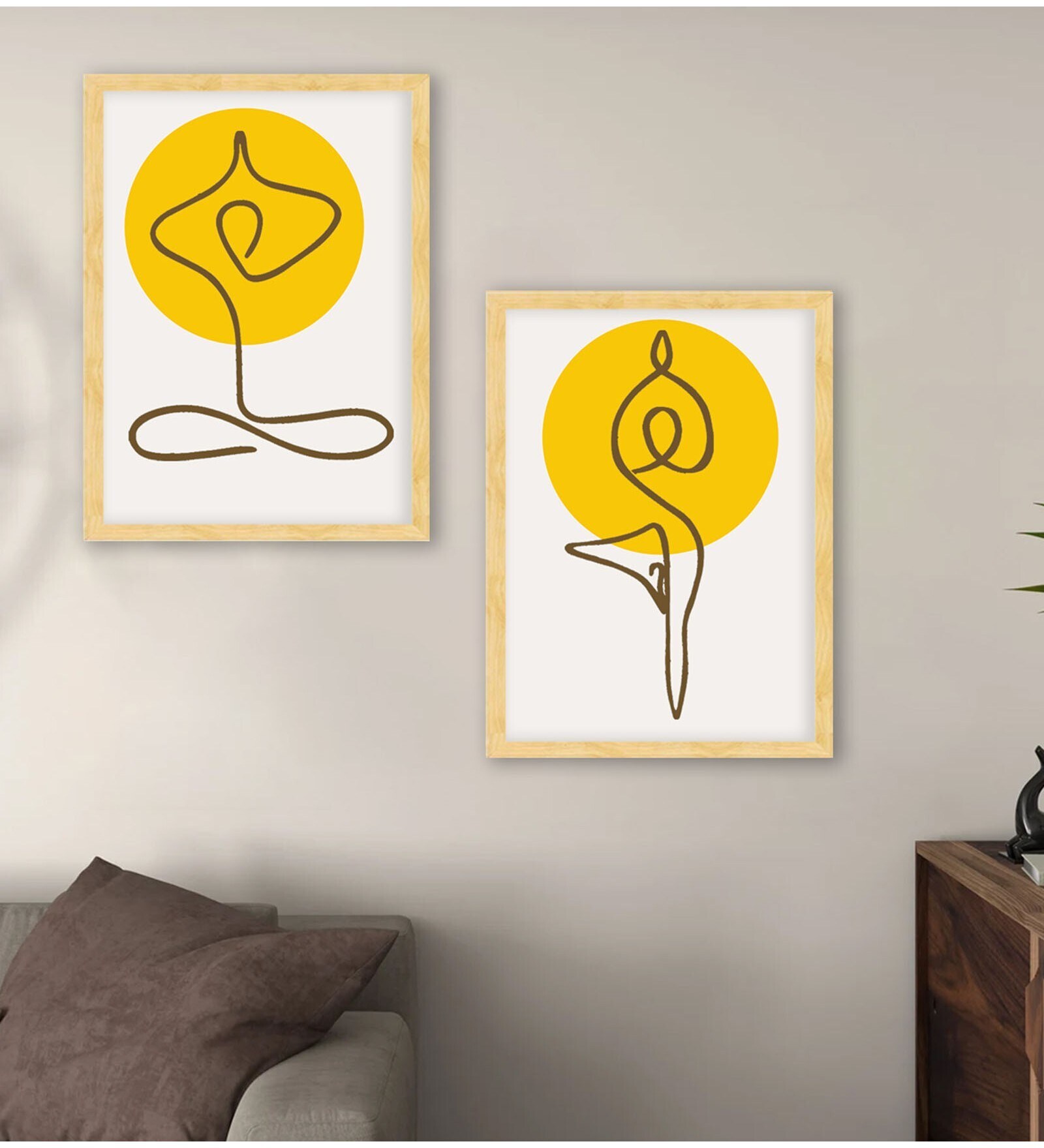 Buy Multicolour Engineered Wood (Set of 2) Art Prints at 78 OFF by Art