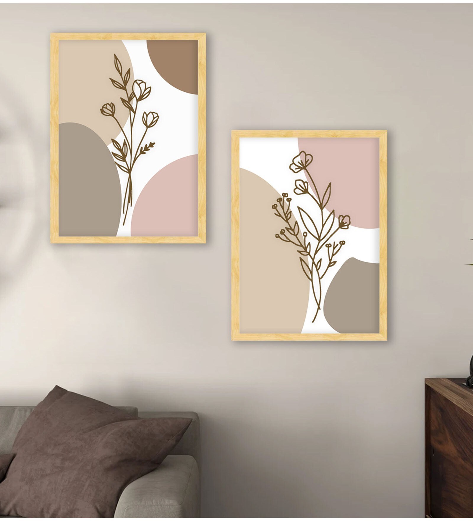 Buy Multicolour Engineered Wood (Set of 2) Art Panels at 79 OFF by Art