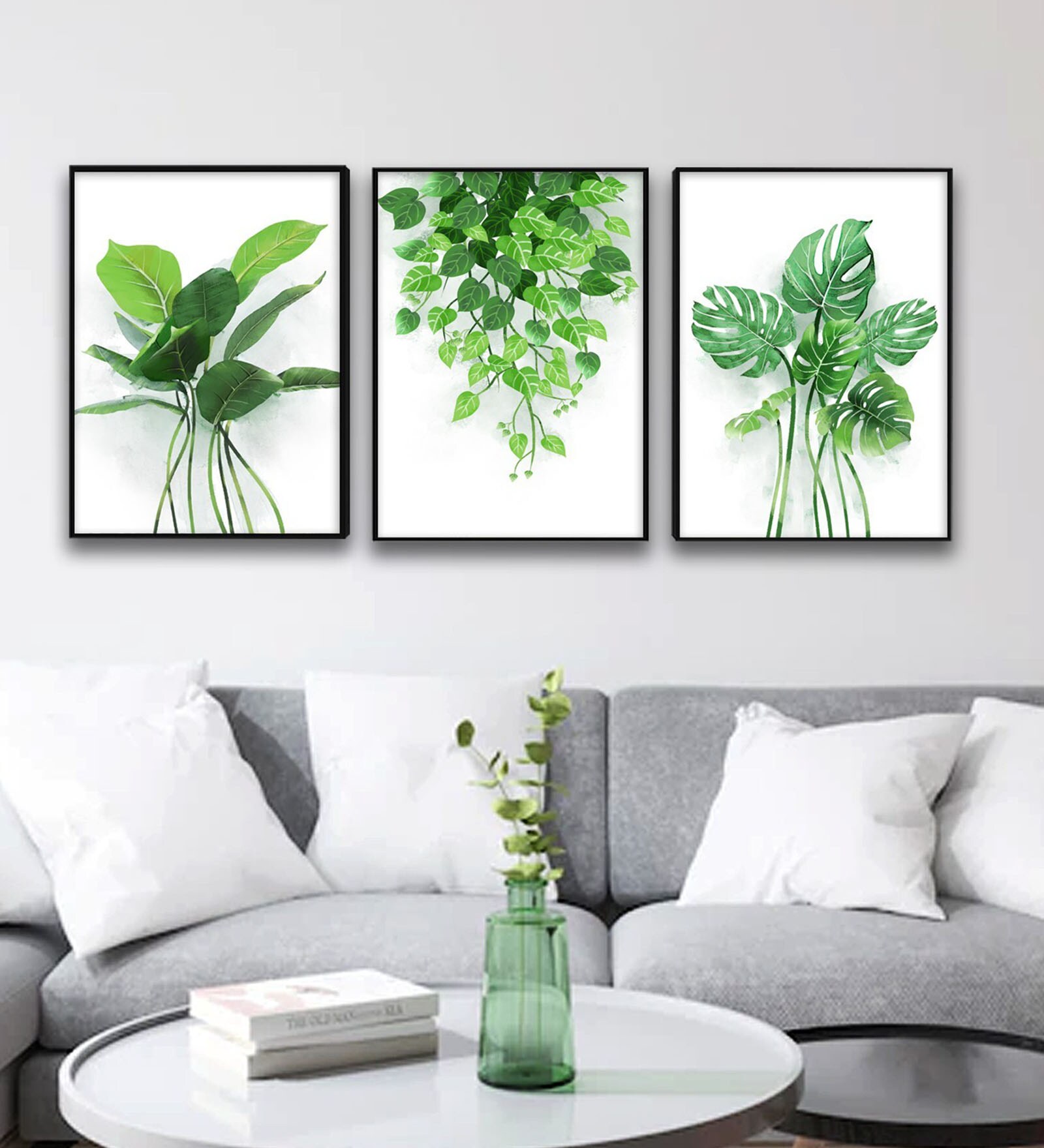 Multicolour Engineered Wood (Set of 3) Art Prints